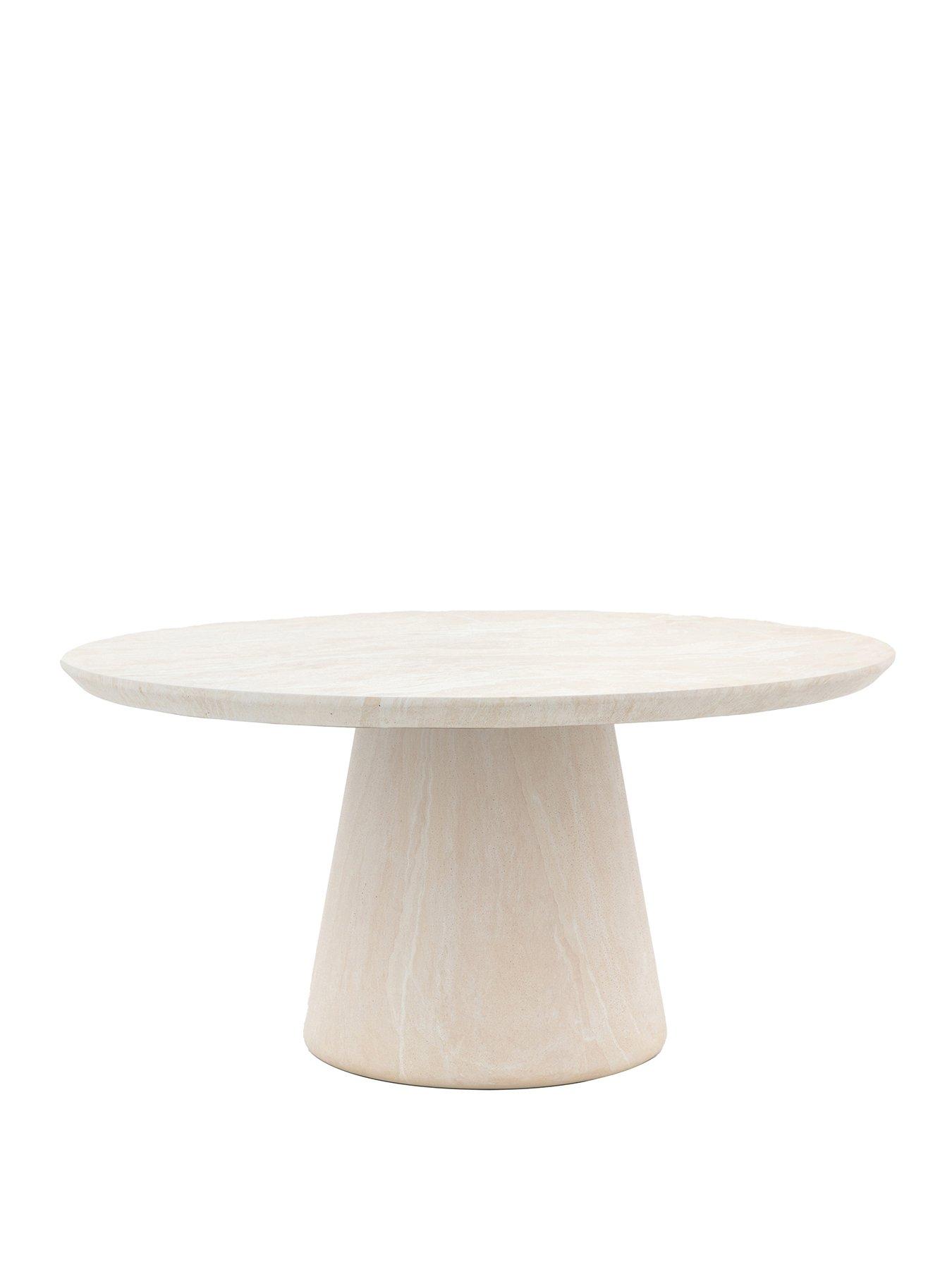 Image 2 of 6 of Gallery Direct Celine Dining Table - Travertine