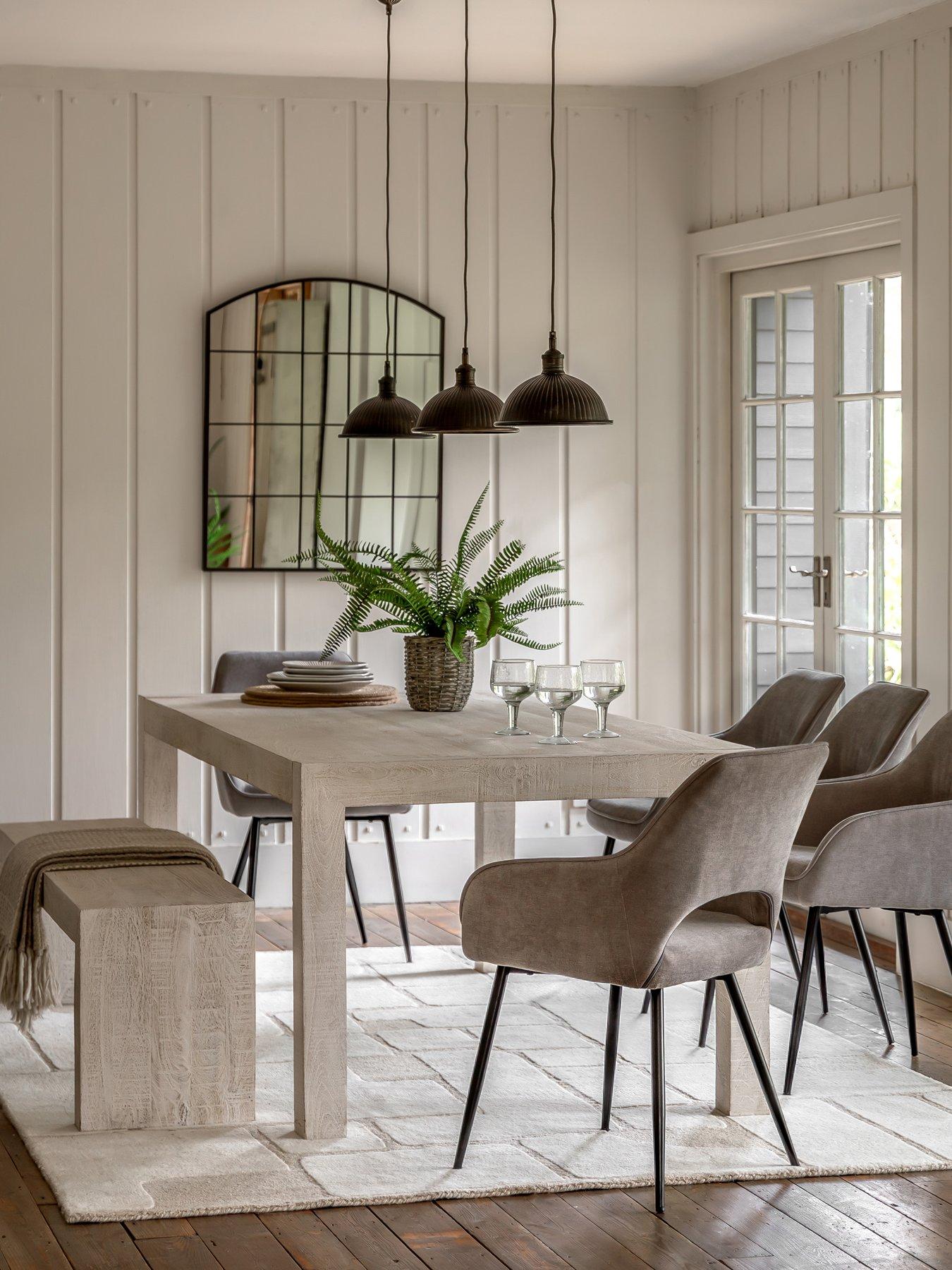 Image of Gallery Direct Lina Dining Table - Whitewash