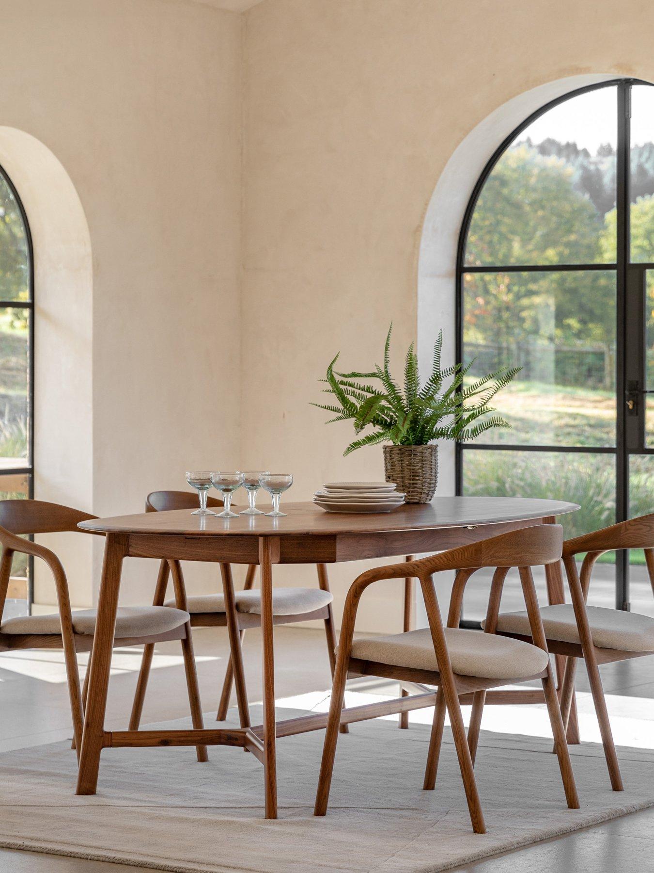Image 1 of 7 of Gallery Direct Rayan Extending Dining Table - Walnut