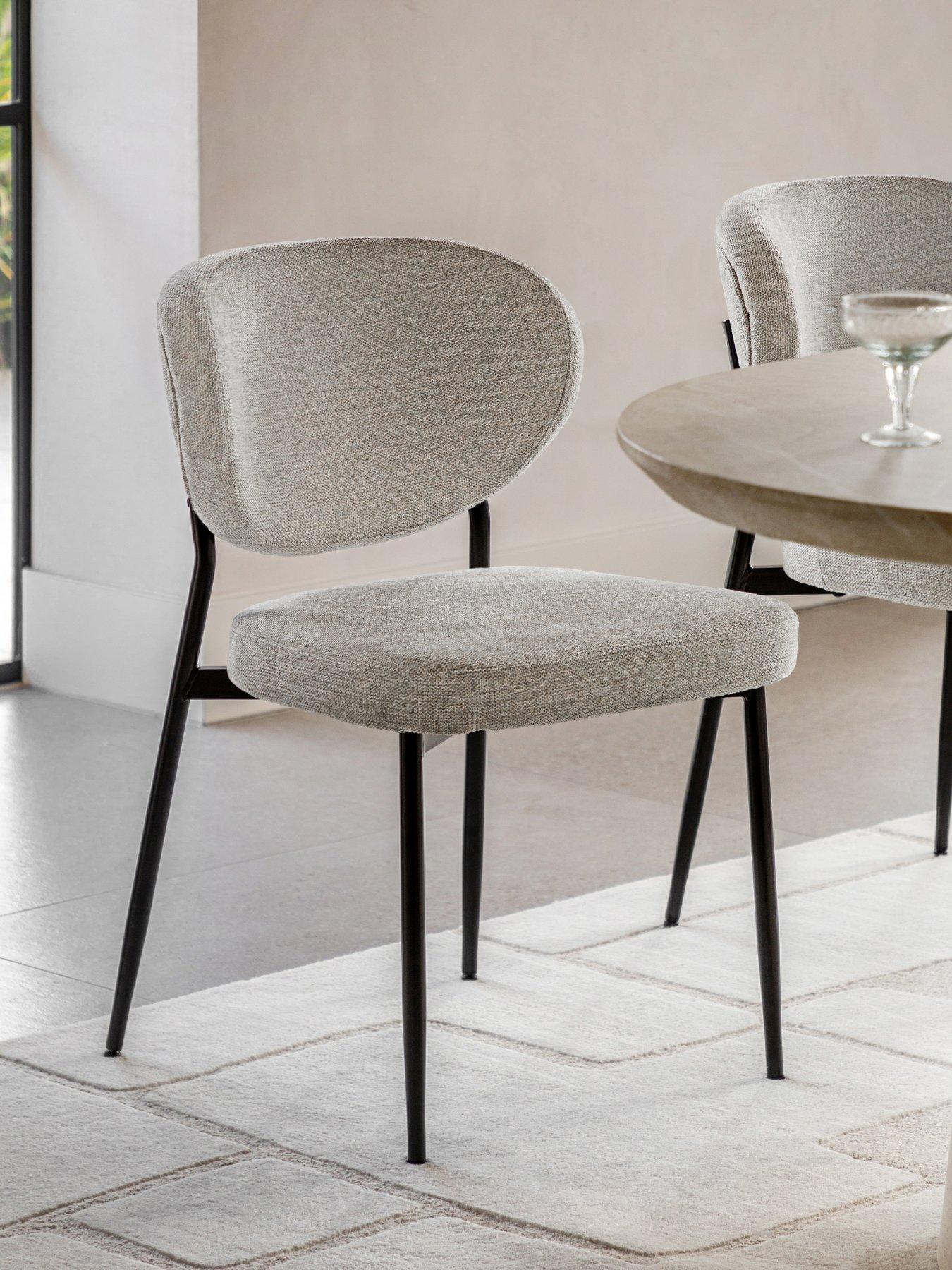 Image 1 of 7 of Gallery Direct Set of 2 Kara Natural Dining Chairs