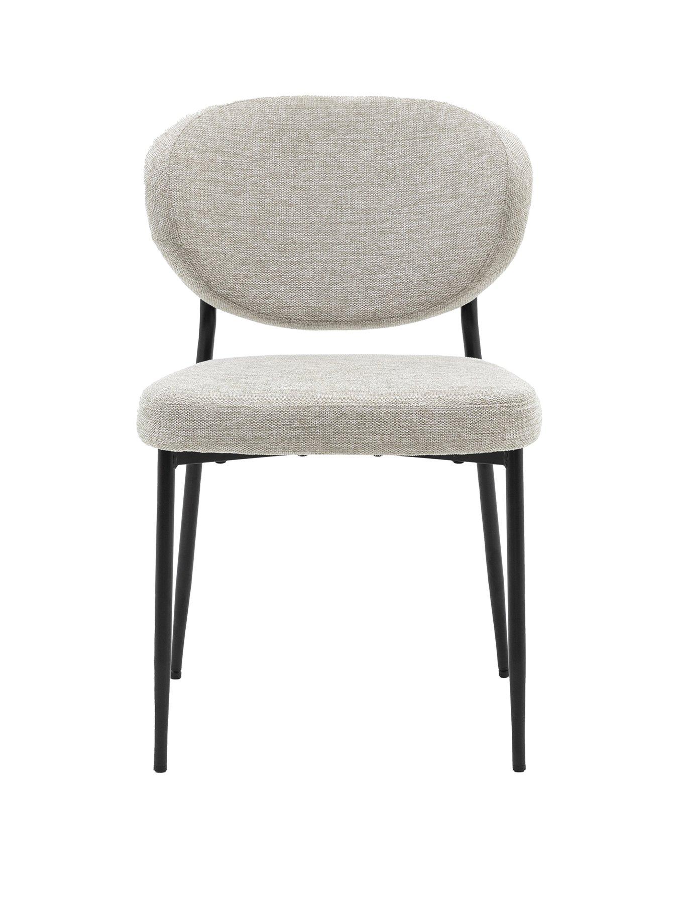 Image 2 of 7 of Gallery Direct Set of 2 Kara Natural Dining Chairs