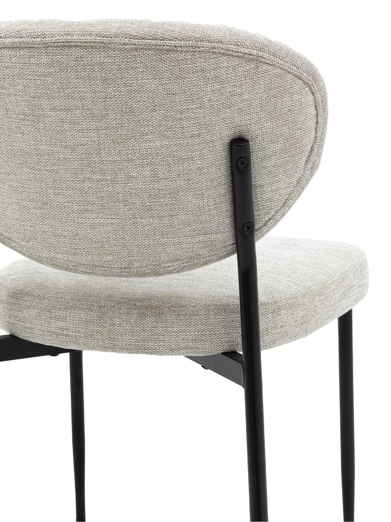 Image 5 of 7 of Gallery Direct Set of 2 Kara Natural Dining Chairs