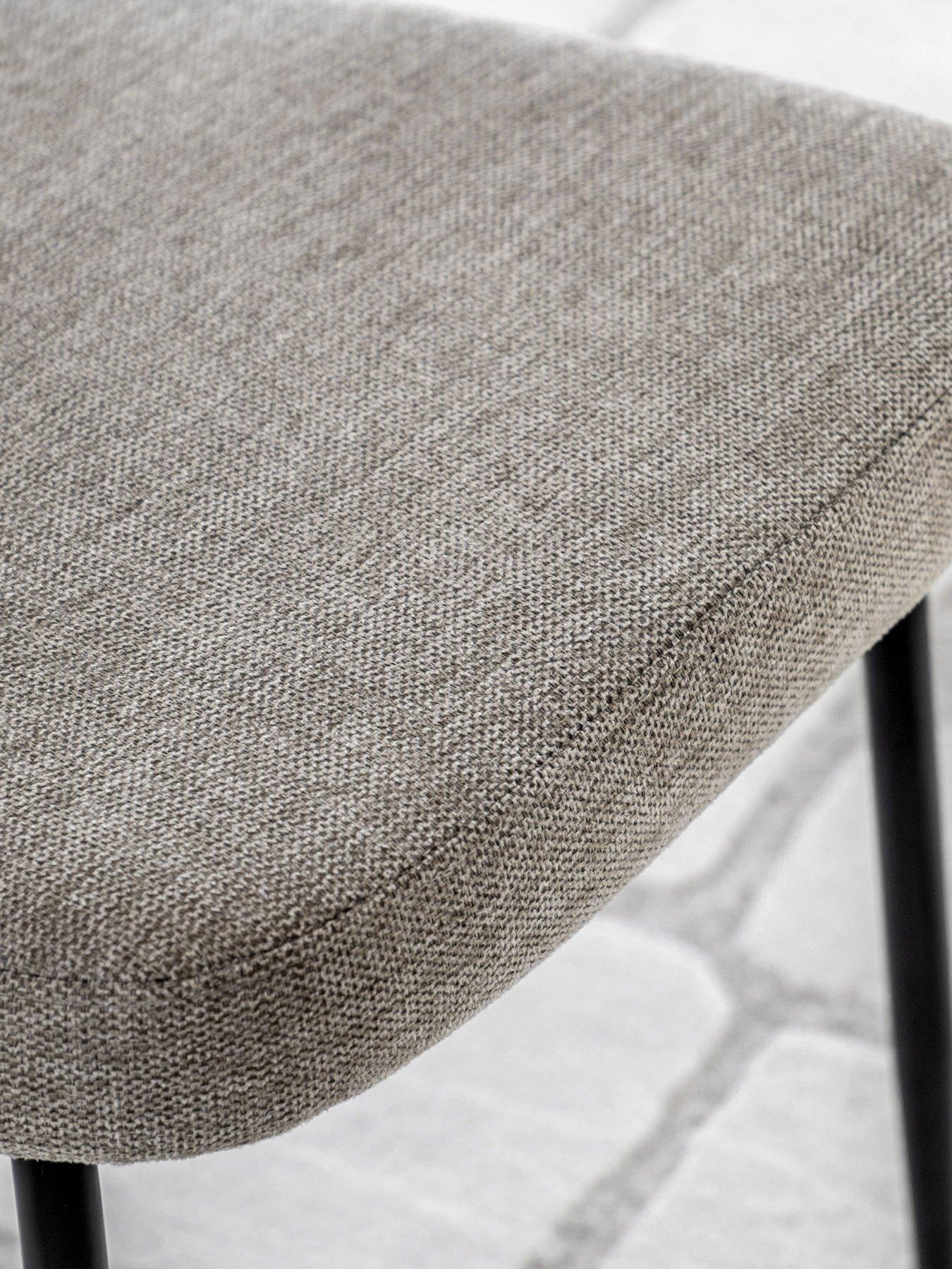 Image 6 of 7 of Gallery Direct Set of 2 Kara Natural Dining Chairs