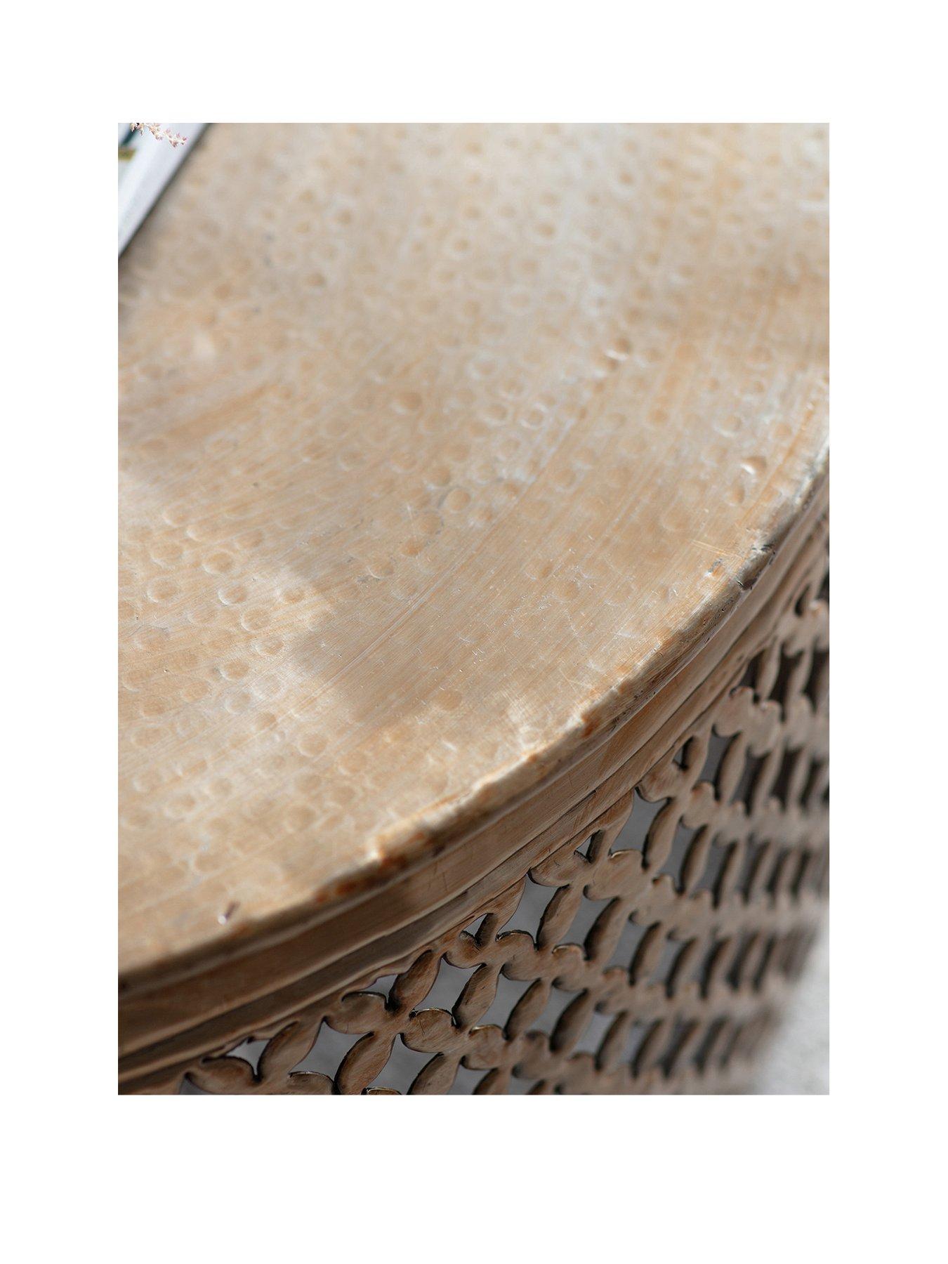 Image 3 of 3 of Gallery Direct Aaliyah Ready Assembled Coffee Table - Brass