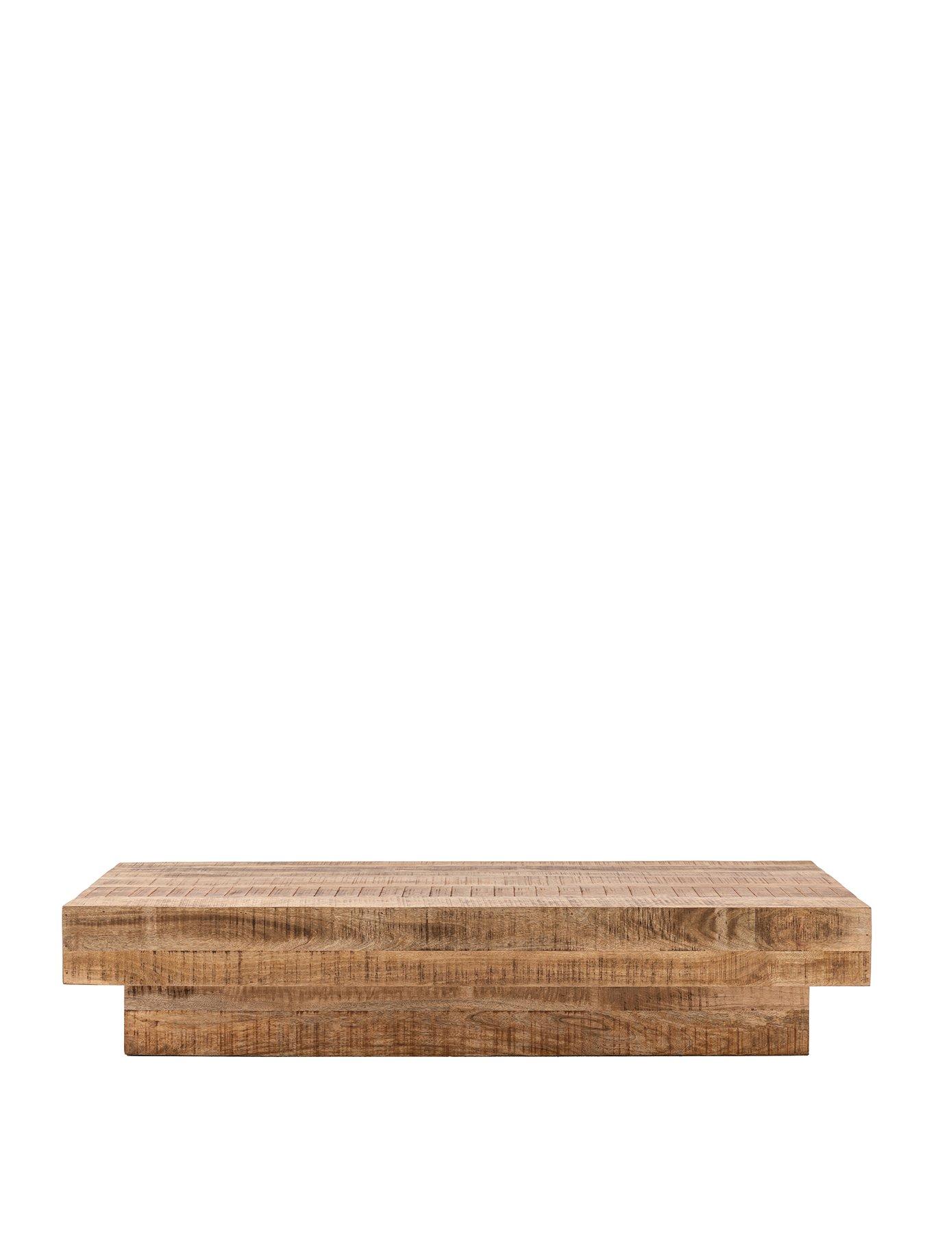 Image 2 of 6 of Gallery Lina Ready Assembled Mango Wood Coffee Table - Natural