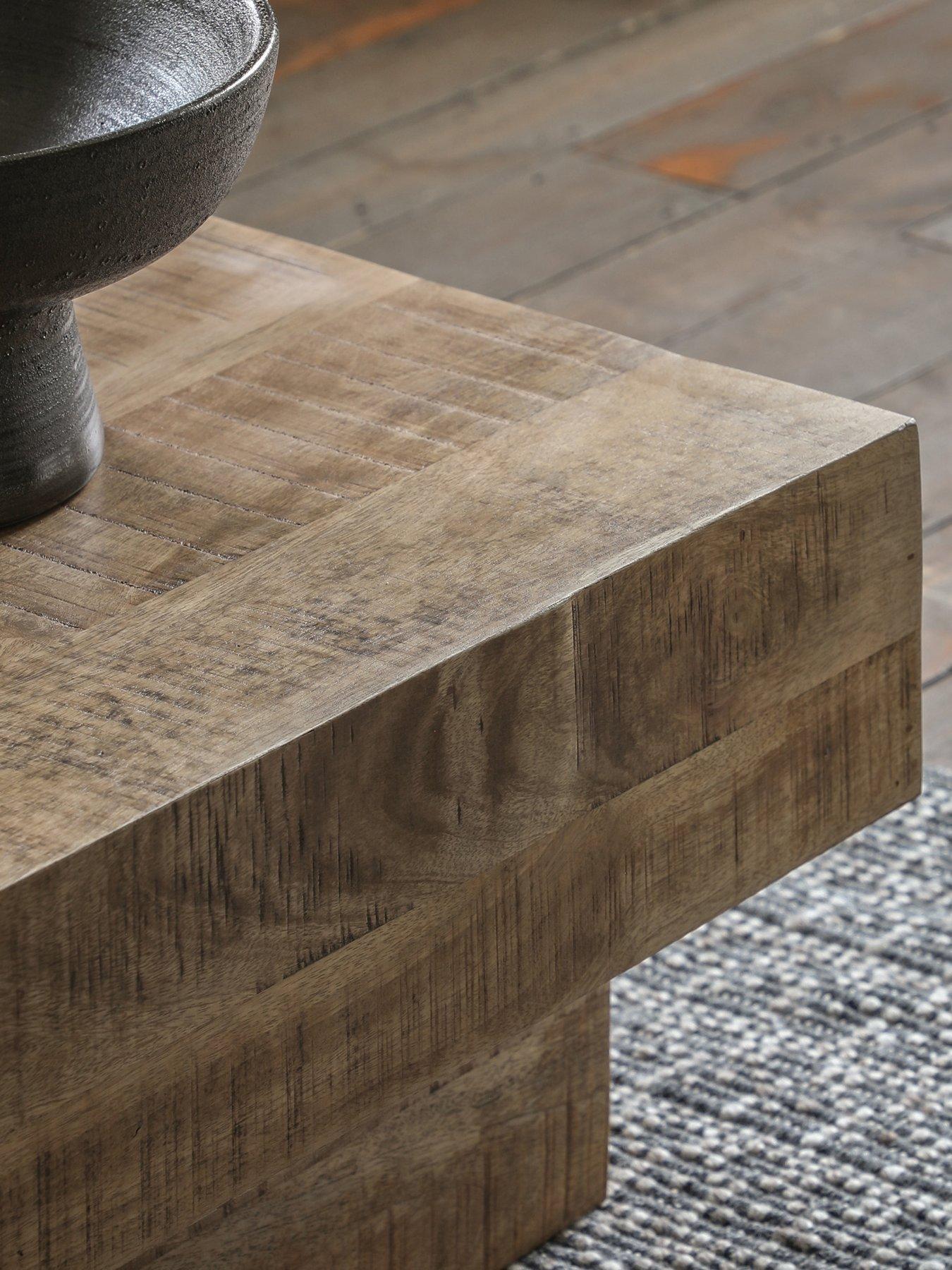 Image 4 of 6 of Gallery Lina Ready Assembled Mango Wood Coffee Table - Natural