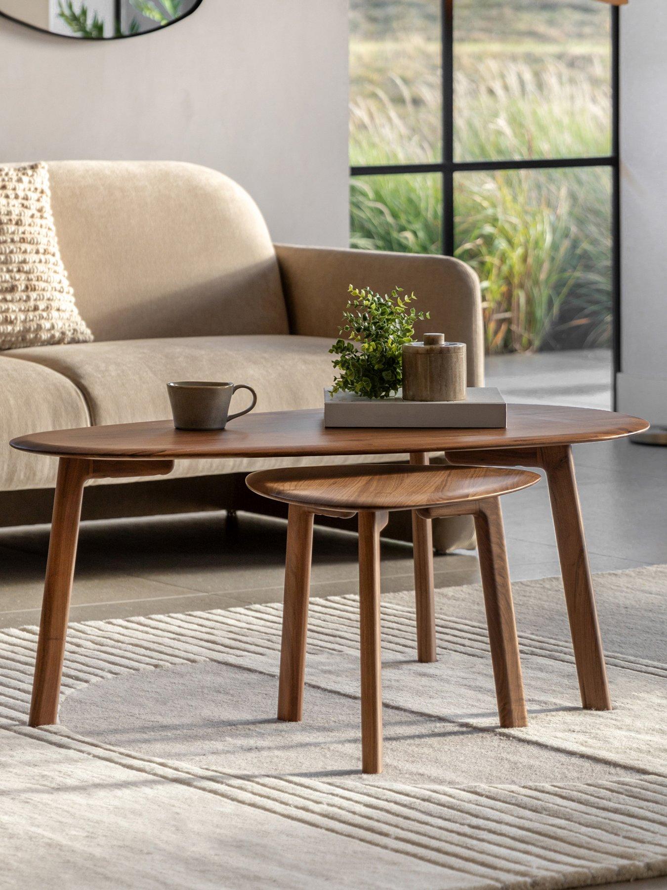 Gallery Direct Rayan Coffee Table Nest - Walnut