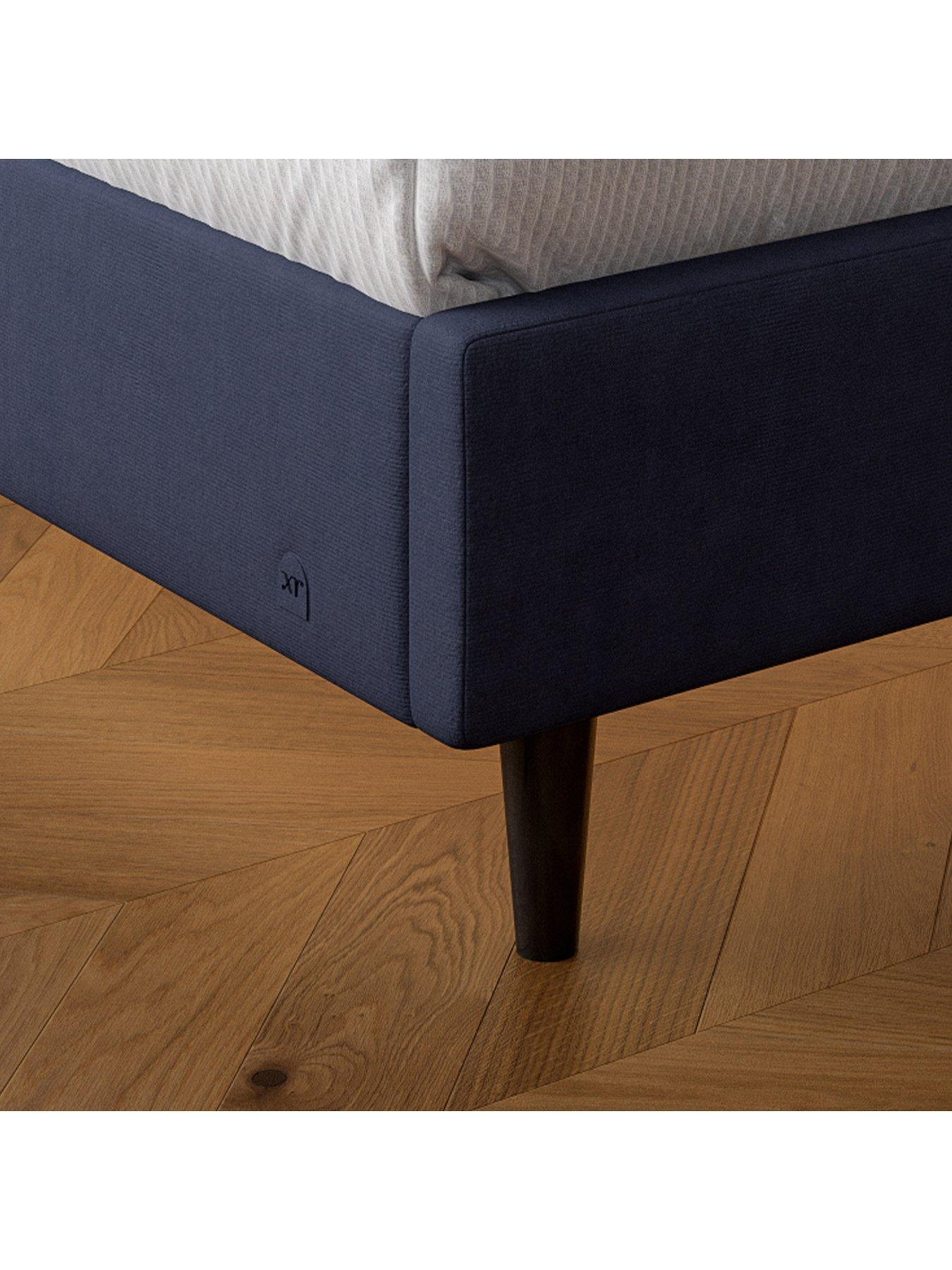xr-living-maisie-velvet-bed-frame-with-under-frame-led-lights-ndash-navyback