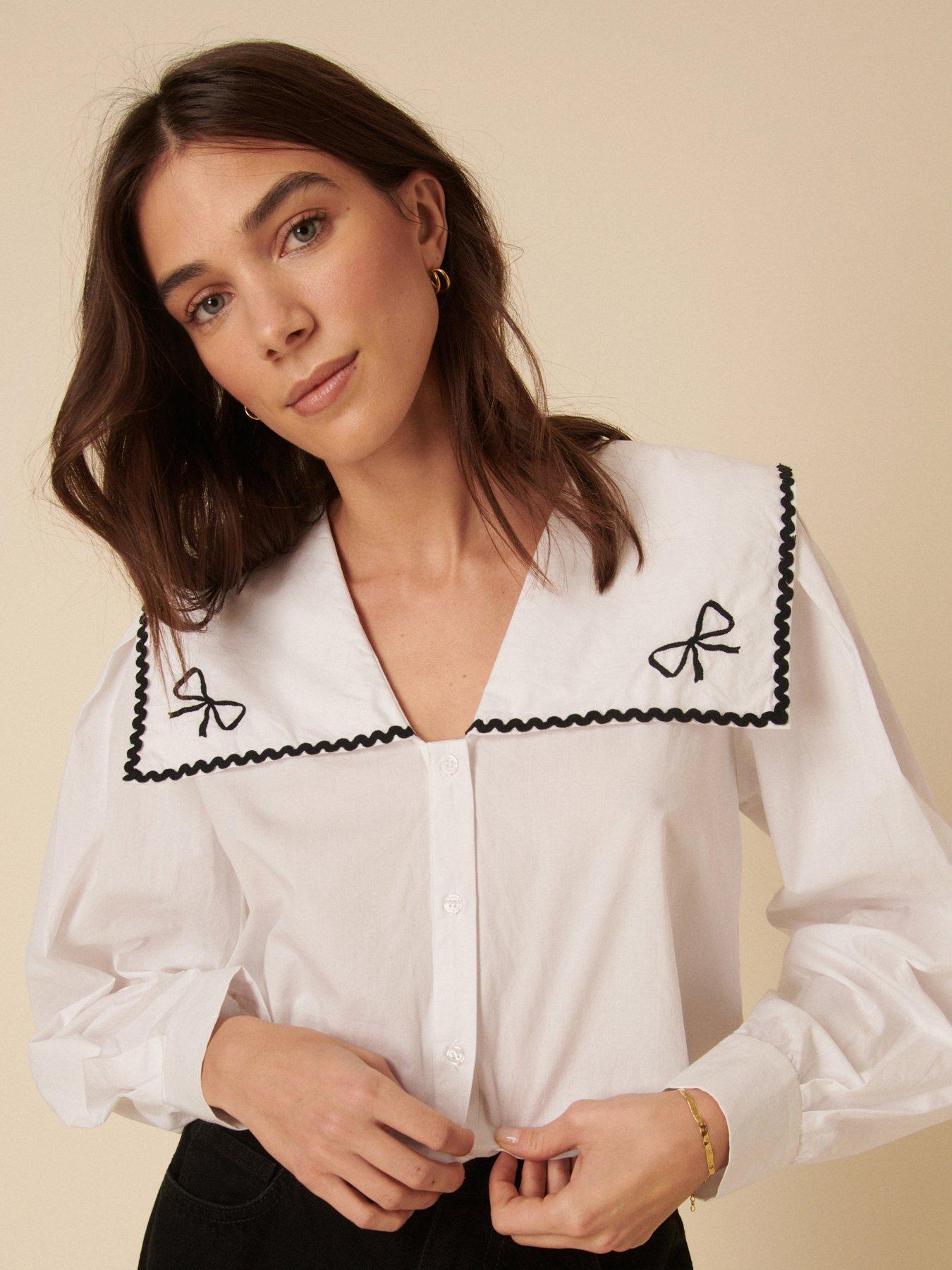 Image 1 of 5 of Nobodys Child Bingley Blouse - White