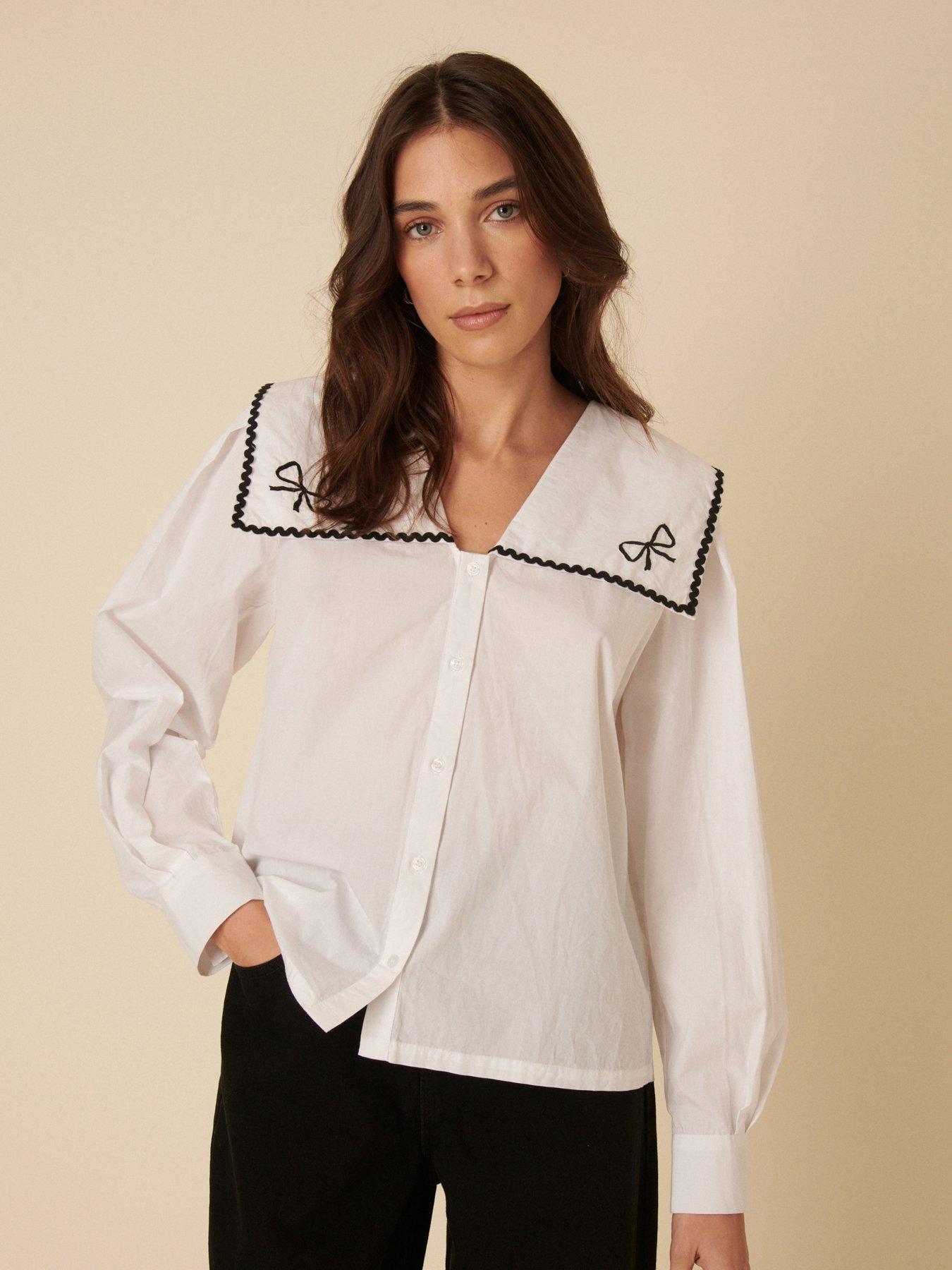 Image 3 of 5 of Nobodys Child Bingley Blouse - White