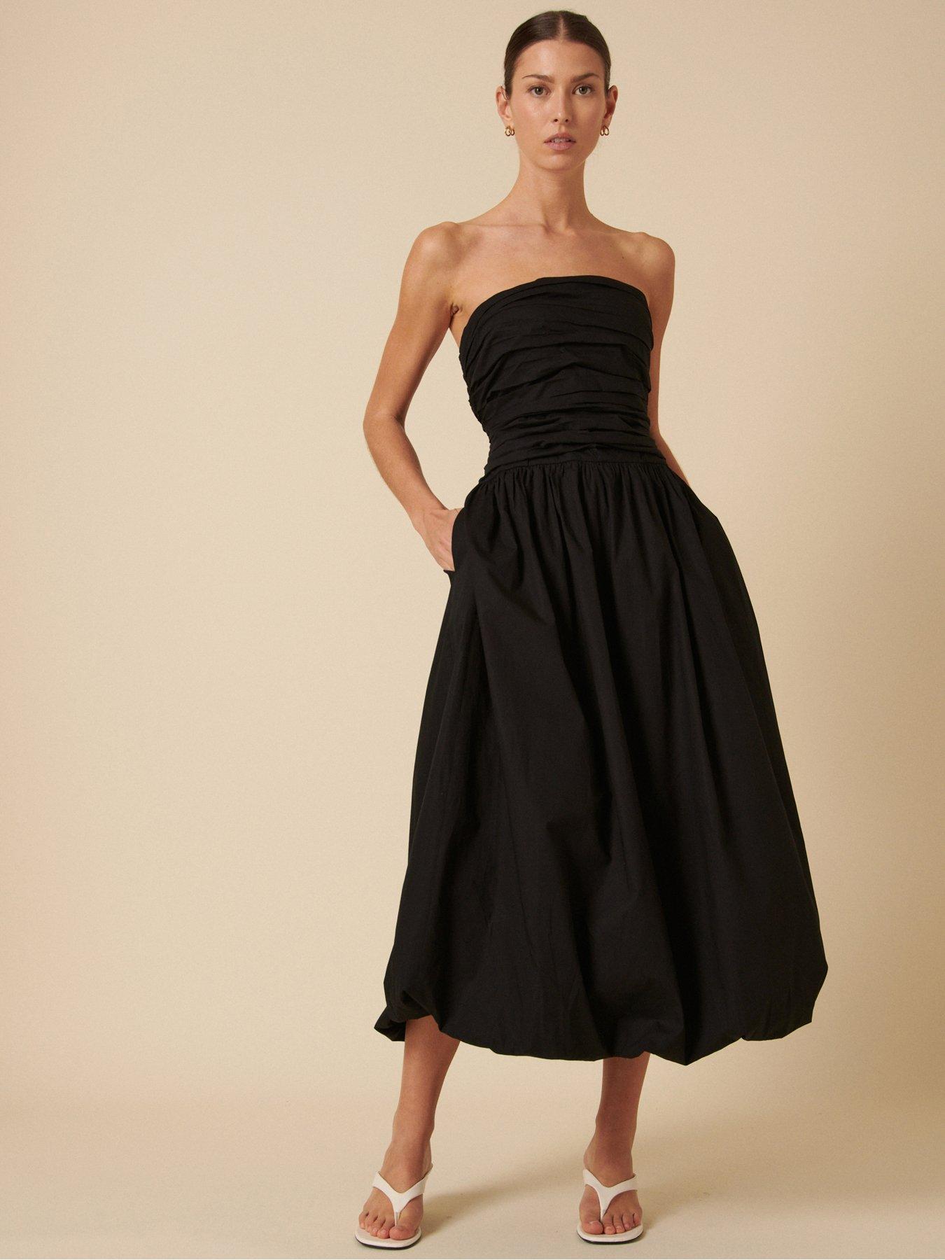 Image of Nobodys Child Dannie Midi Dress - Black