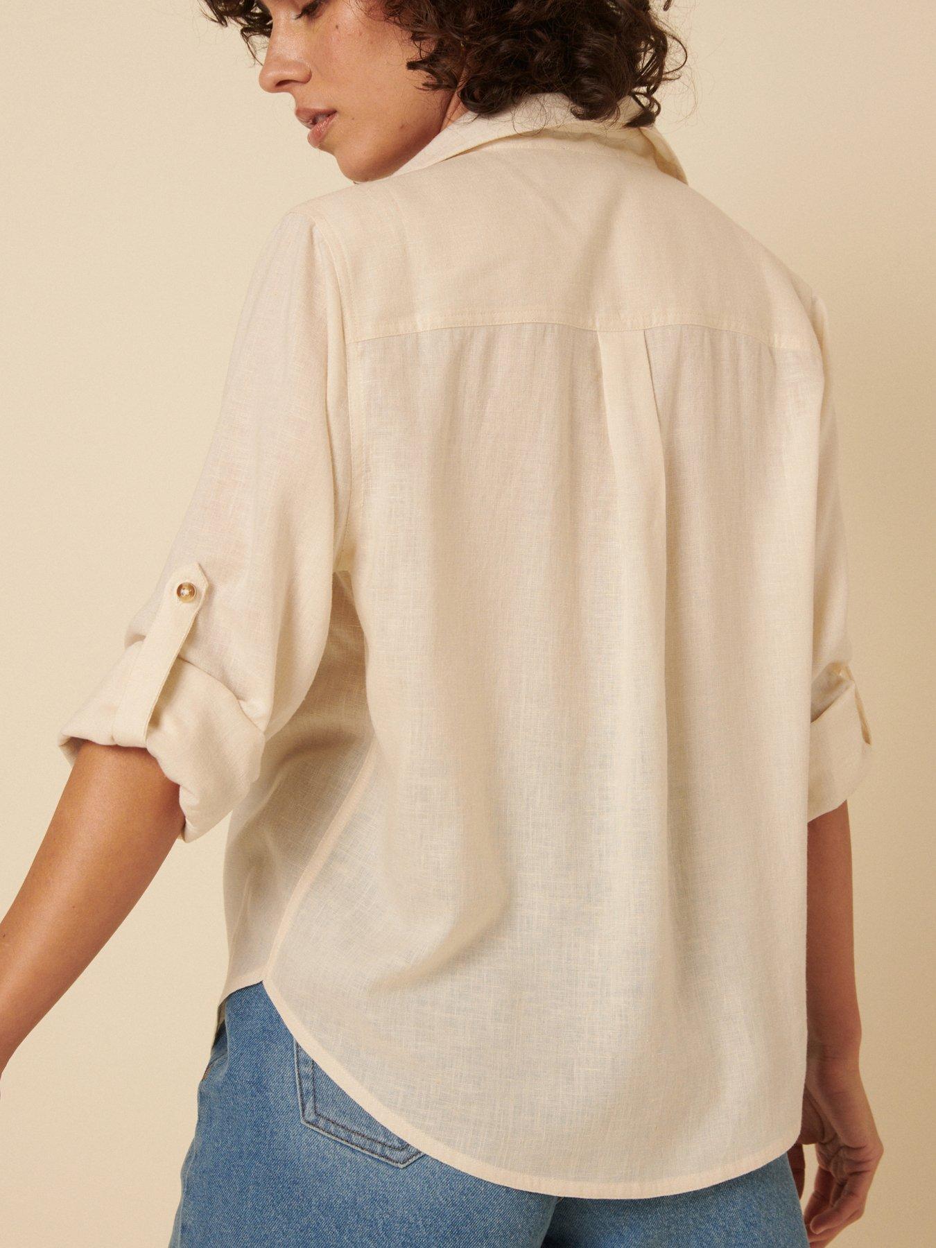 Image 2 of 4 of Nobodys Child Sandrine Blouse - White