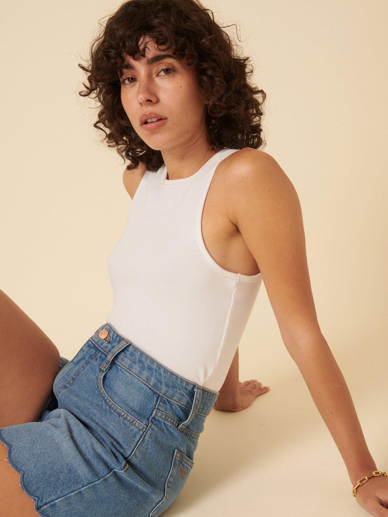 Image 3 of 5 of Nobodys Child Denim Scallop Short - Blue