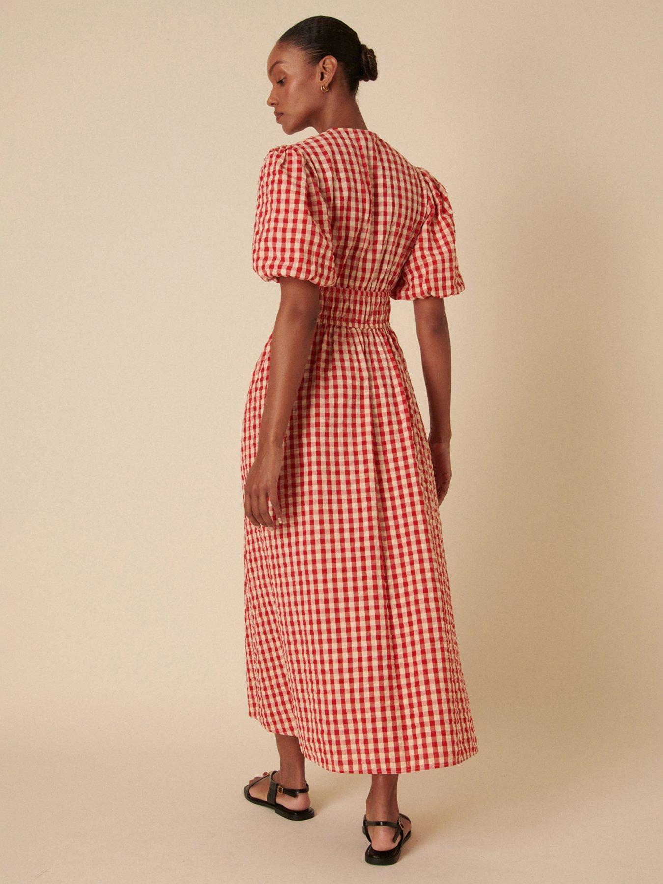 nobodys-child-scottie-gingham-midi-dress-redstillFront