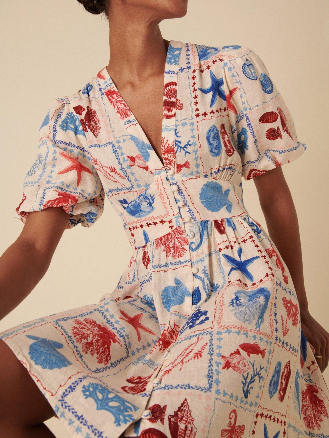 Image 4 of 5 of Nobodys Child Starlight Print Mini Dress - Multi