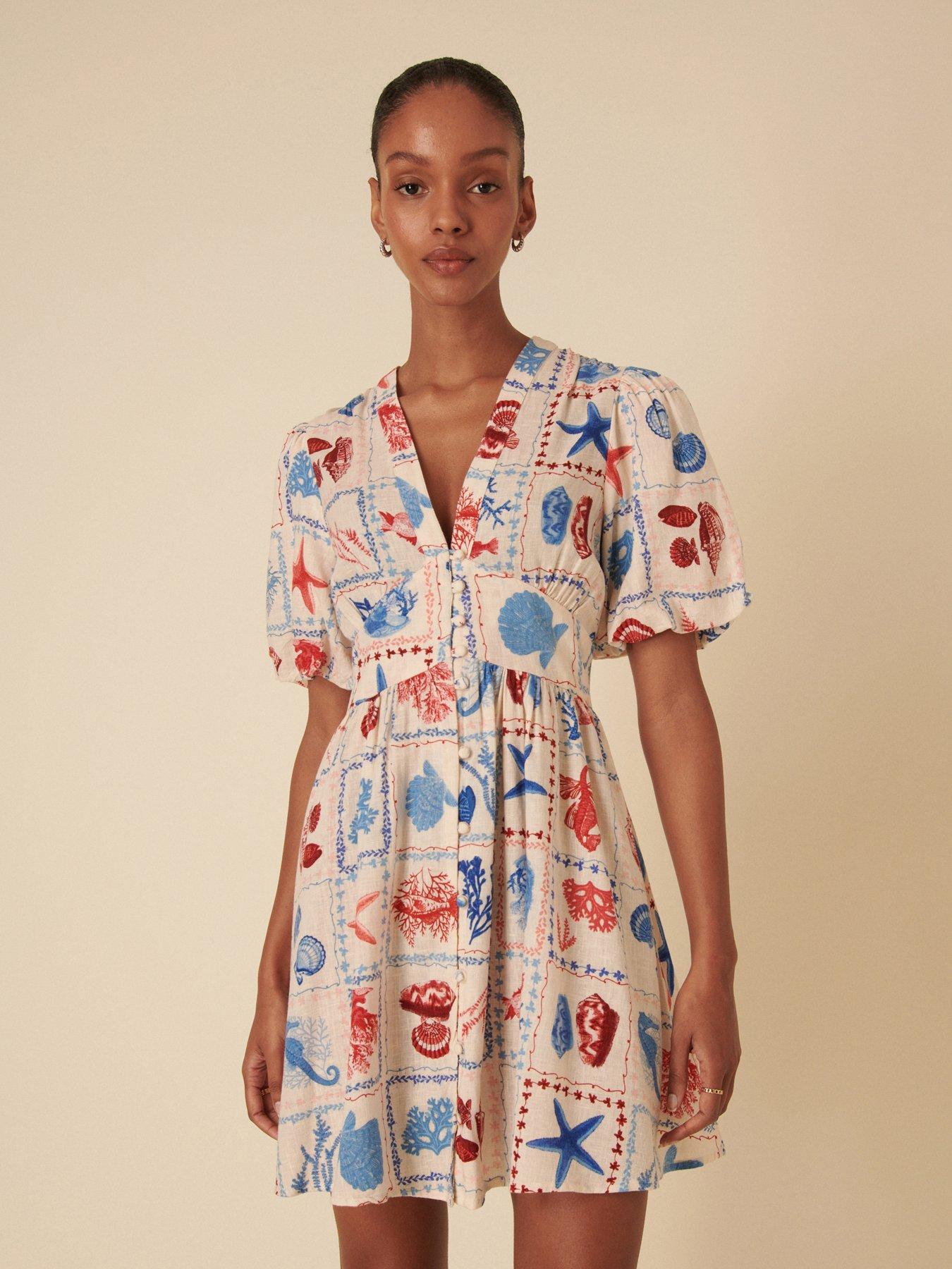 Image 5 of 5 of Nobodys Child Starlight Print Mini Dress - Multi