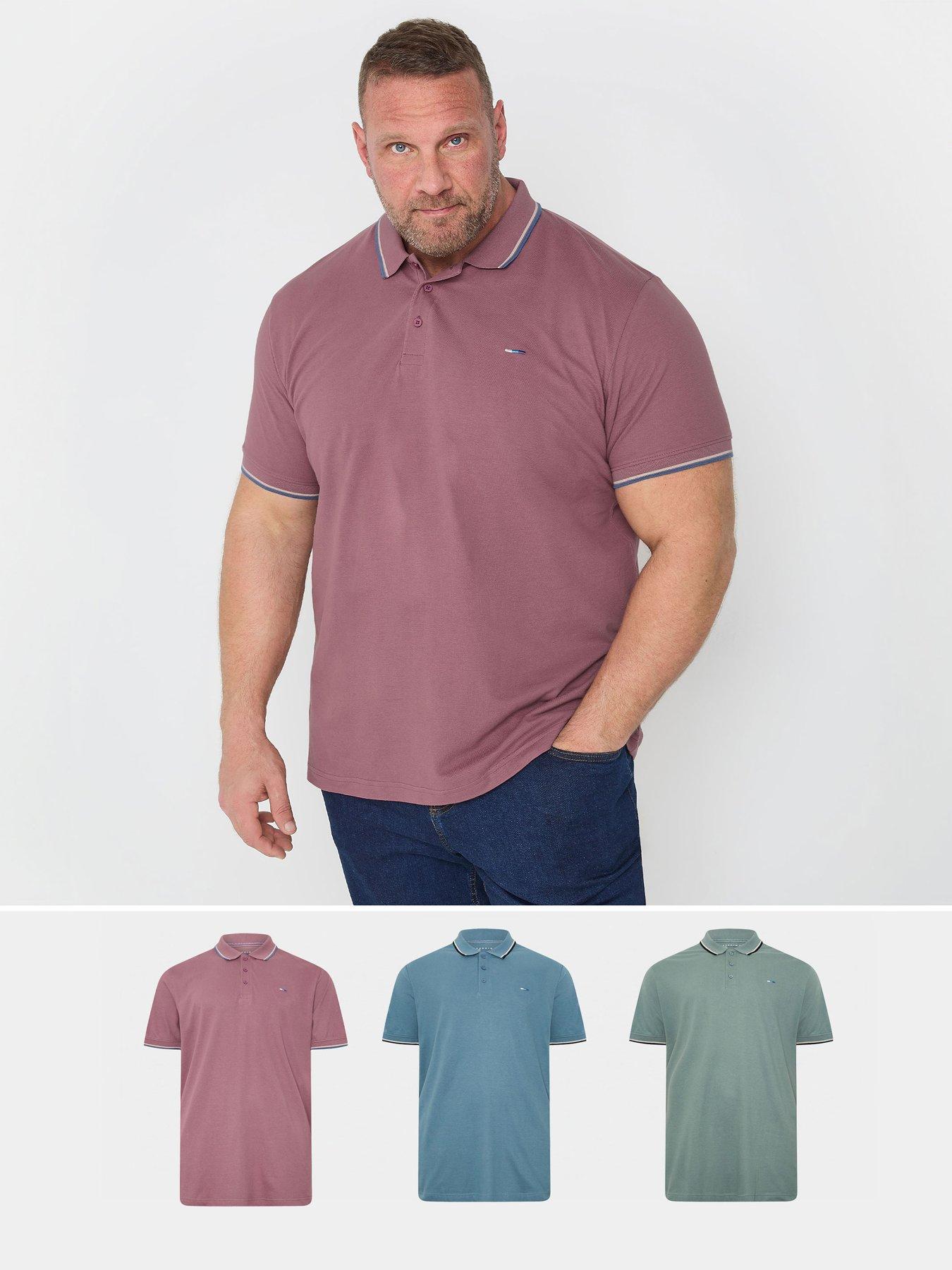 badrhino-3-pack-tipped-pique-polo-shirts-multi