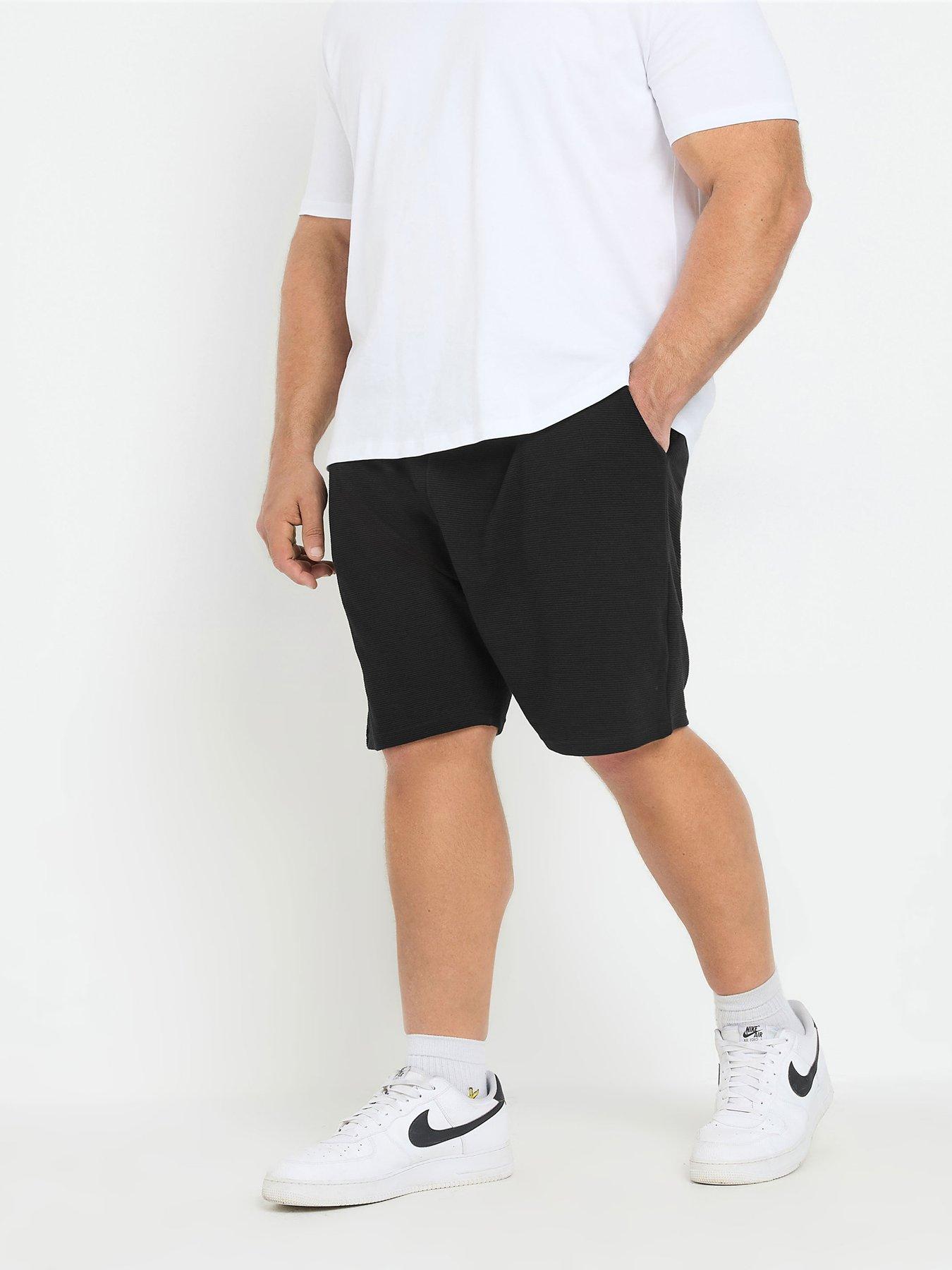 undefined Ribbed Shorts - Black