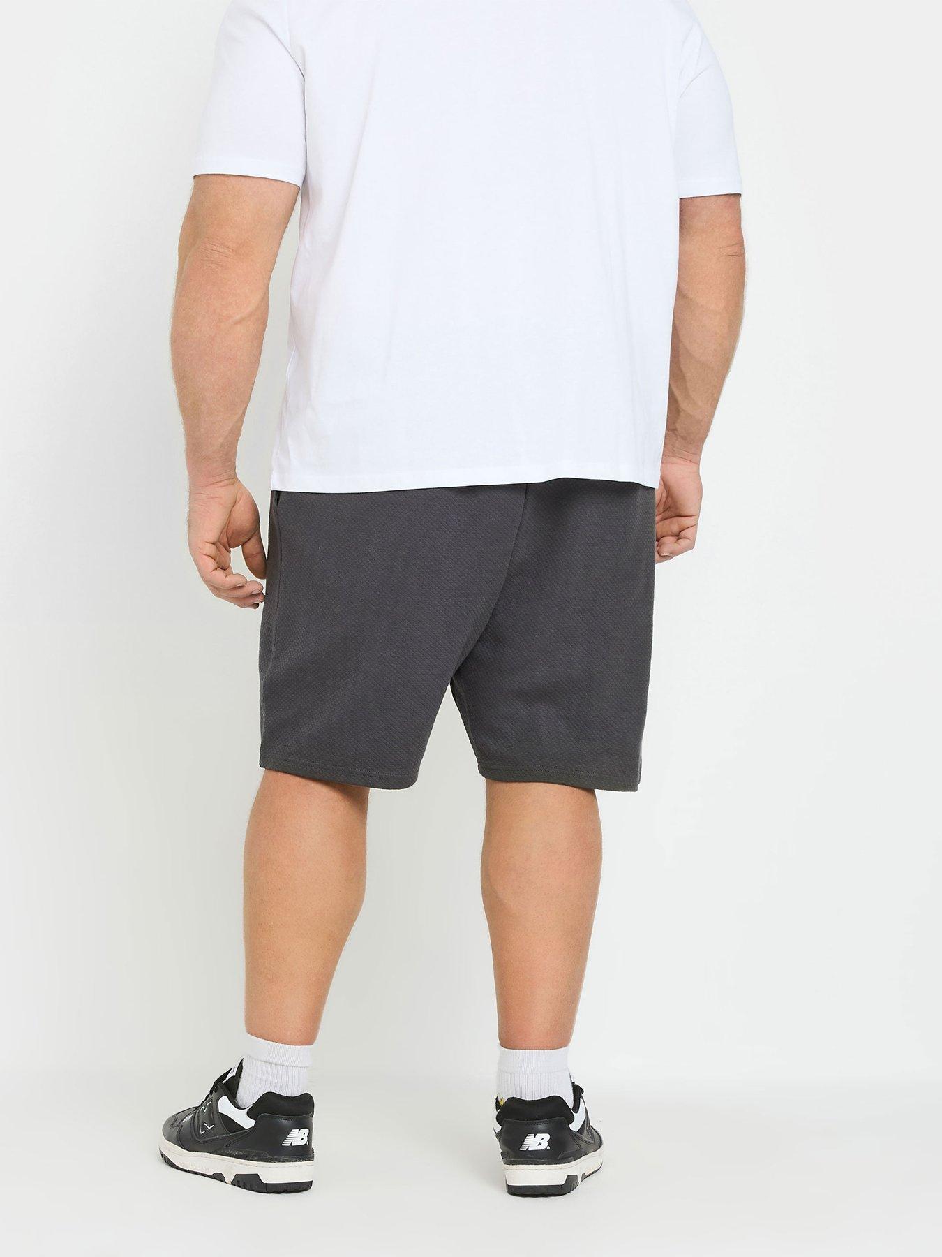 Image 2 of 4 of BadRhino Diamond Quilted Shorts - Grey