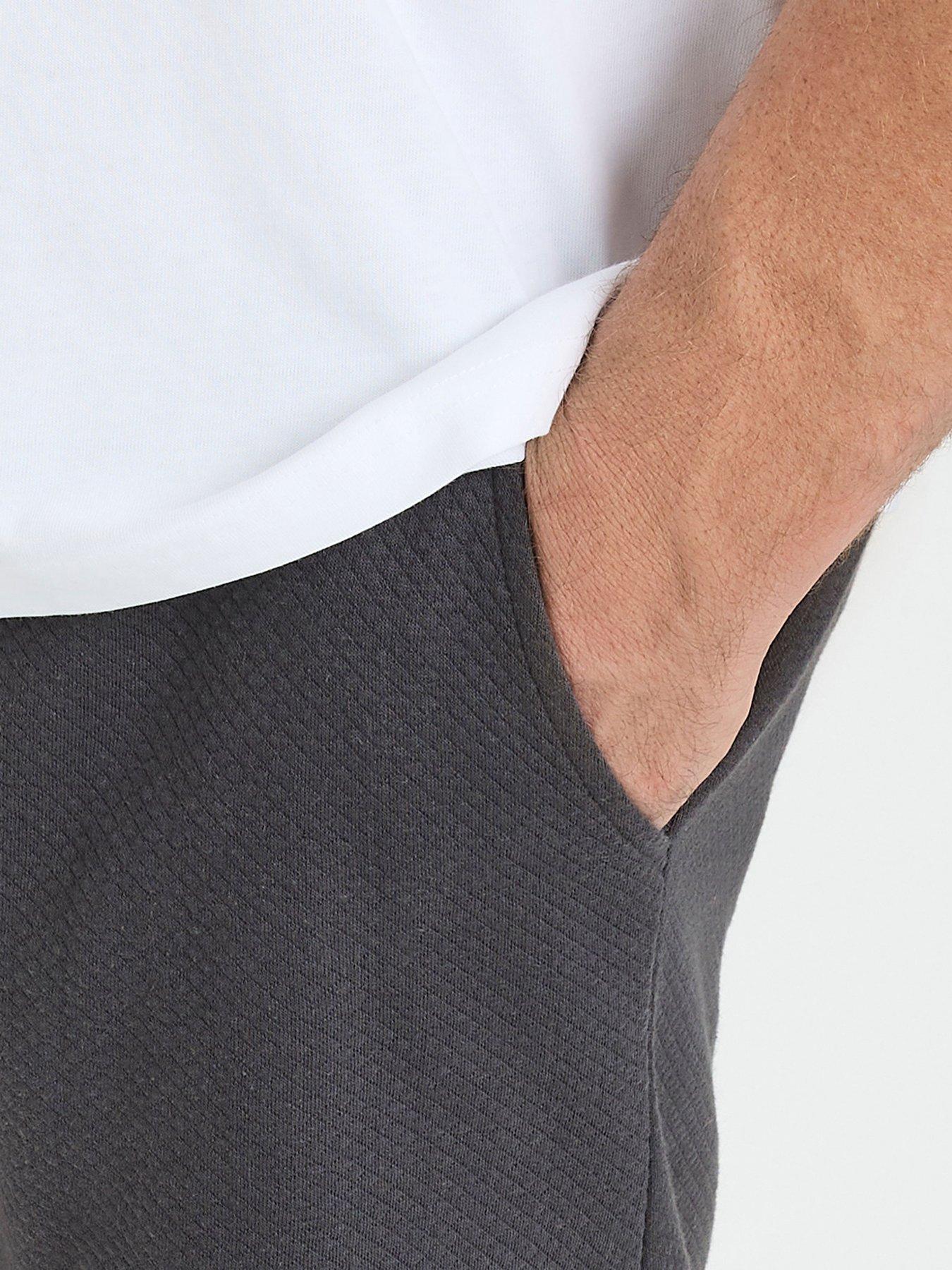 Image 4 of 4 of BadRhino Diamond Quilted Shorts - Grey