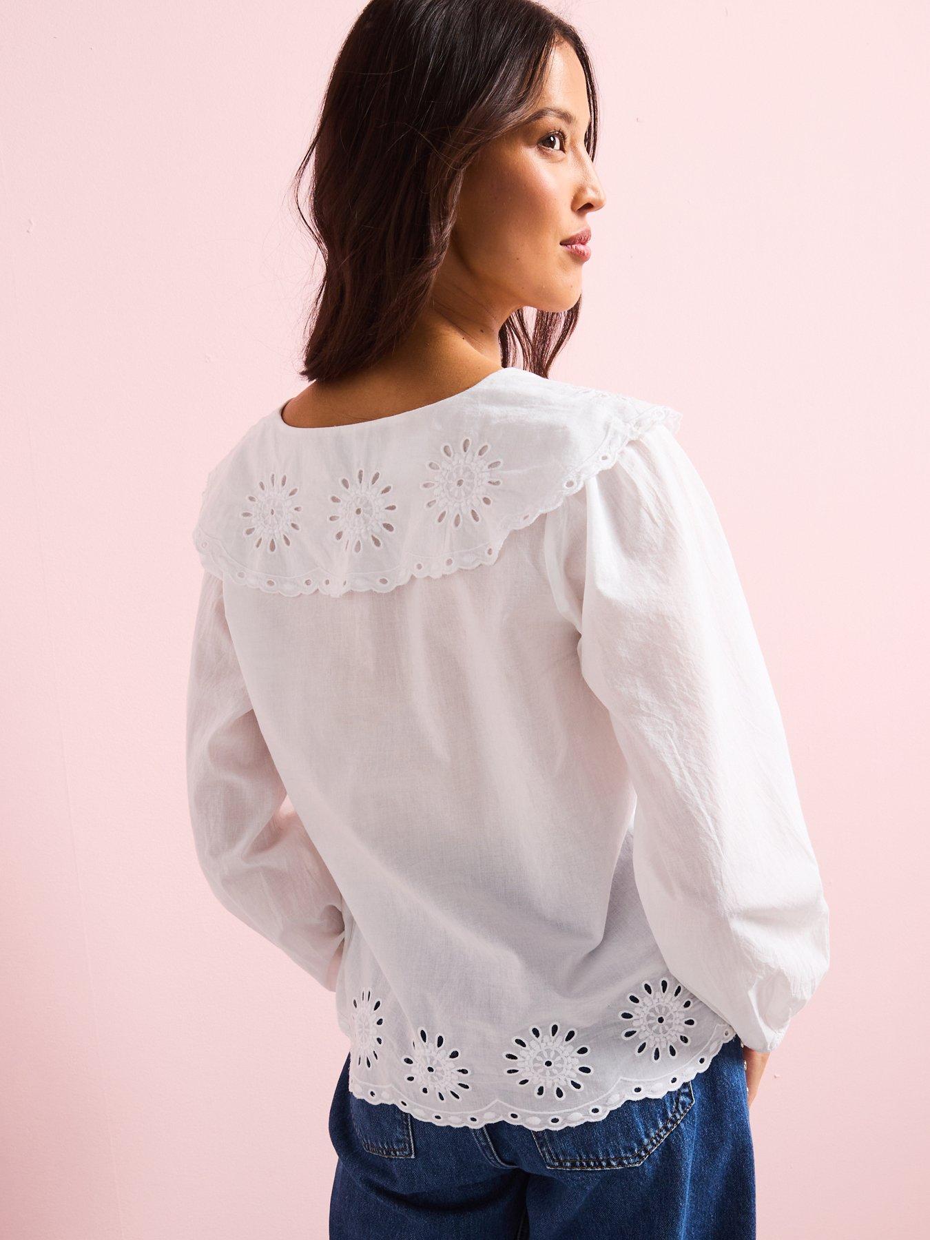 Image 2 of 6 of Nobodys Child Luam Blouse - White
