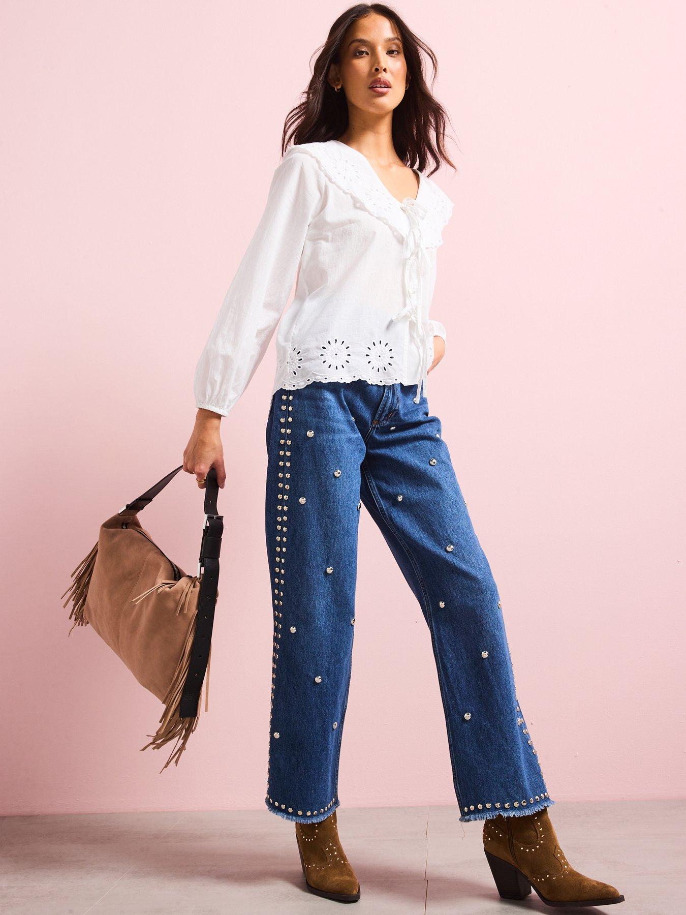 Image 3 of 6 of Nobodys Child Luam Blouse - White
