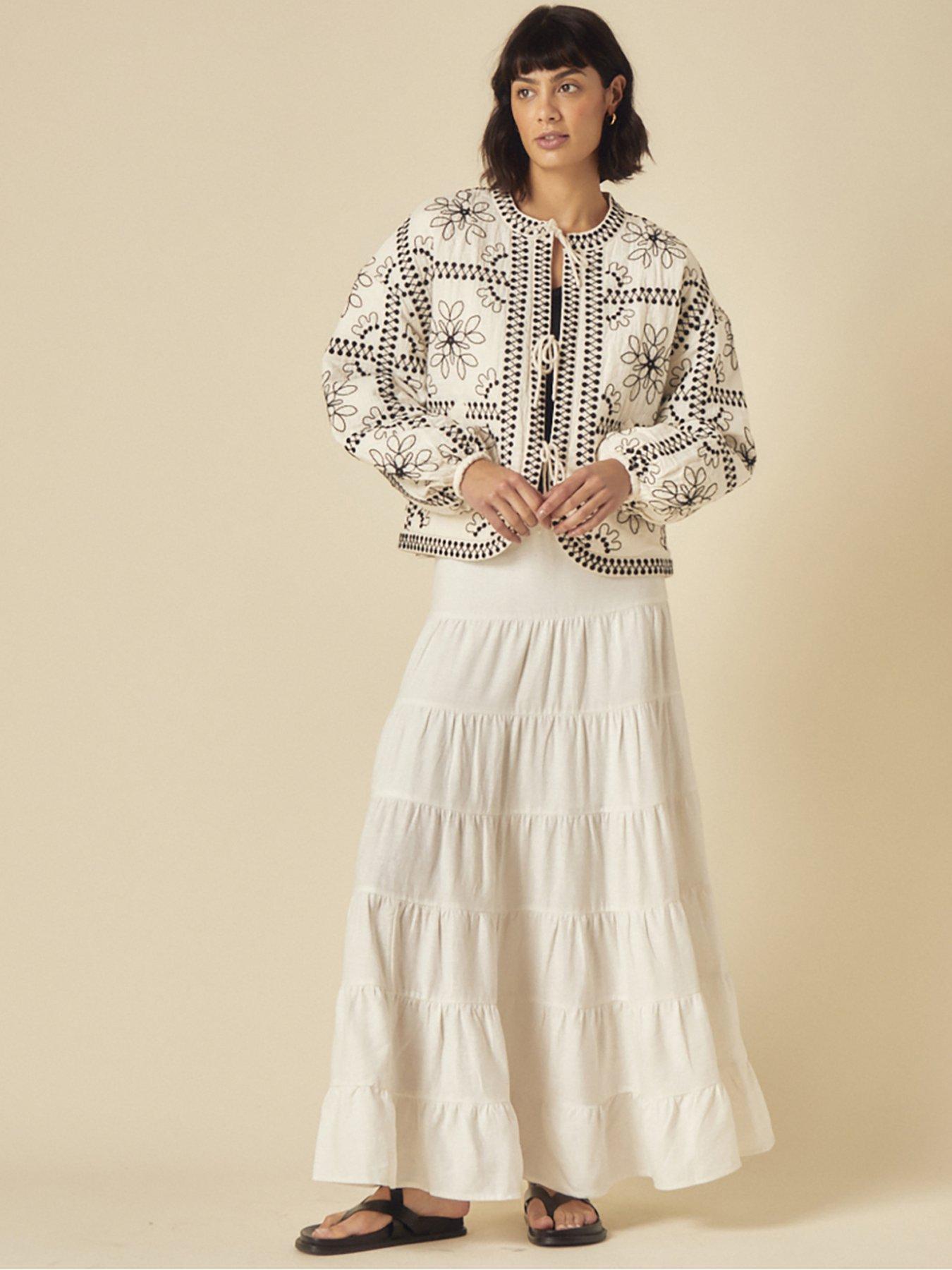Image 3 of 5 of Nobodys Child Layla Embroidered Quilted Jacket - Multi