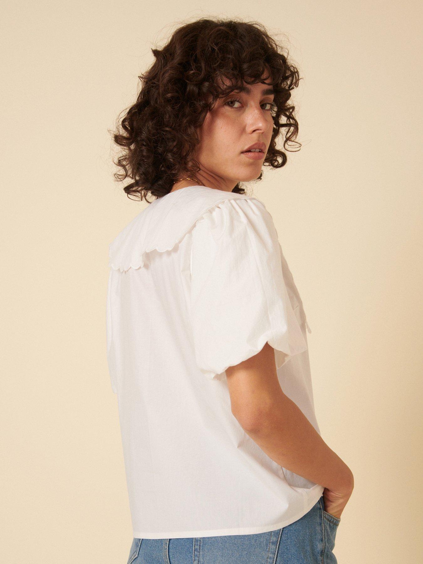 Image 2 of 5 of Nobodys Child Birdie Blouse - White