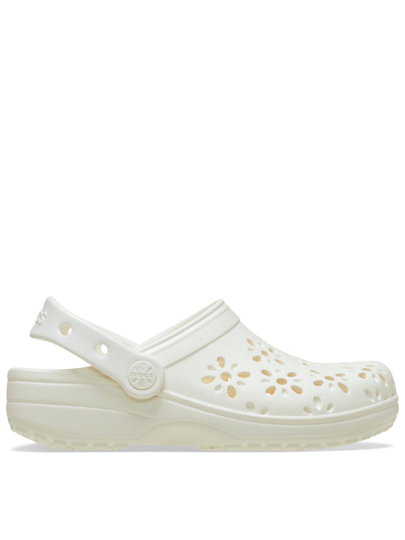 Crocs Classic Floral Cut Out Clog