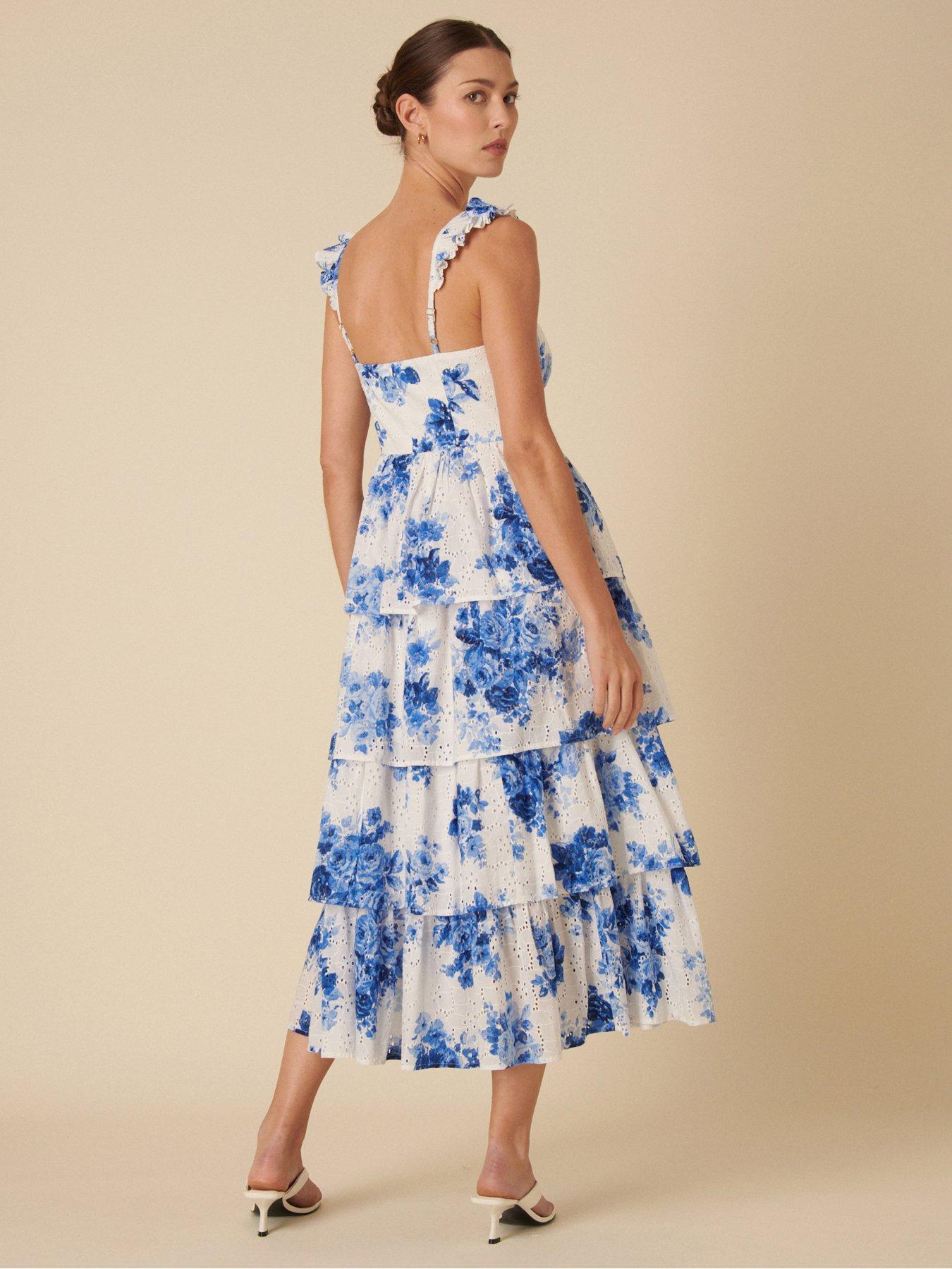 Image 2 of 5 of Nobodys Child Rhys Floral Midi Dress - Multi