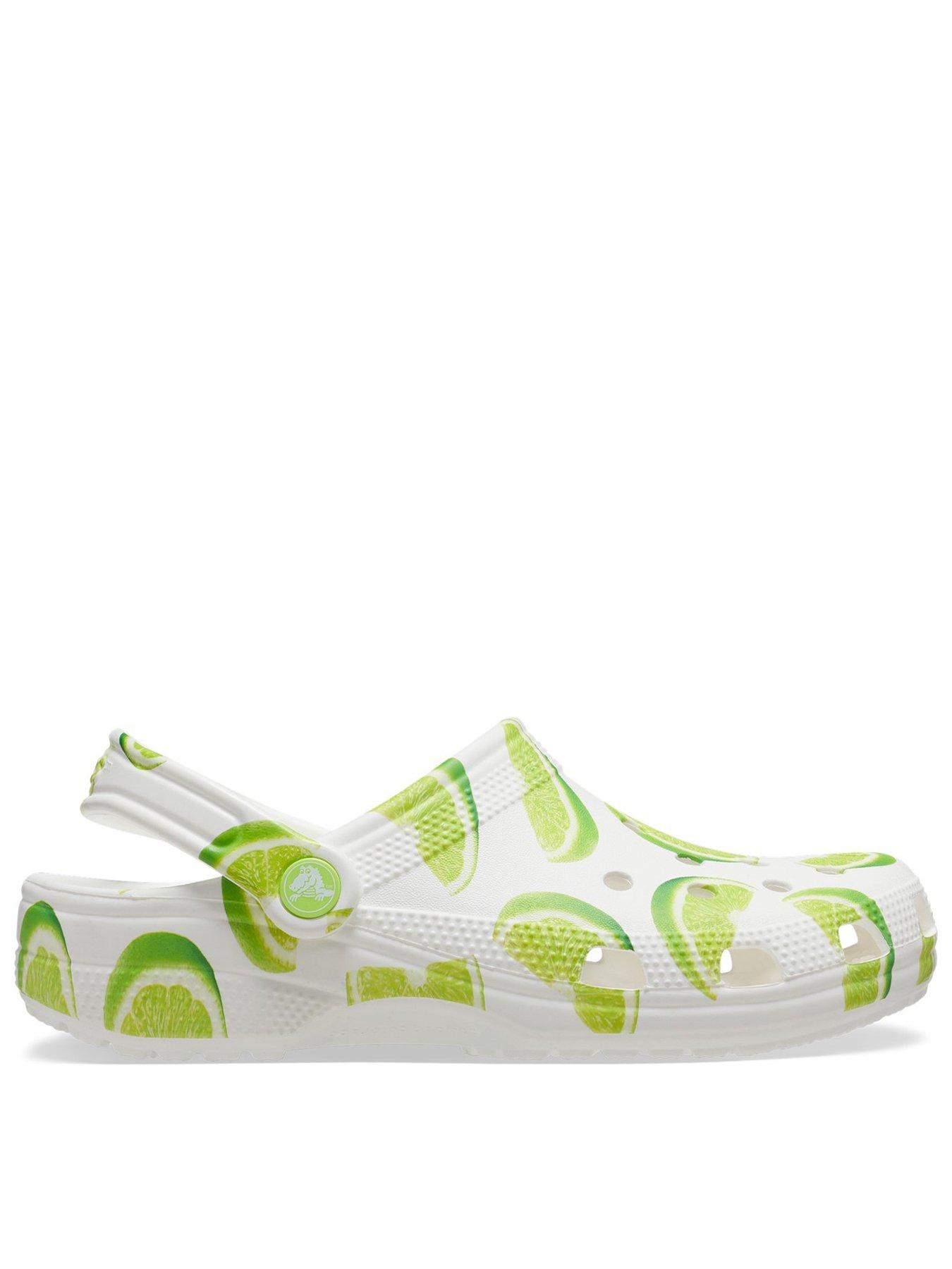 crocs-classic-graphic-clog-limefront