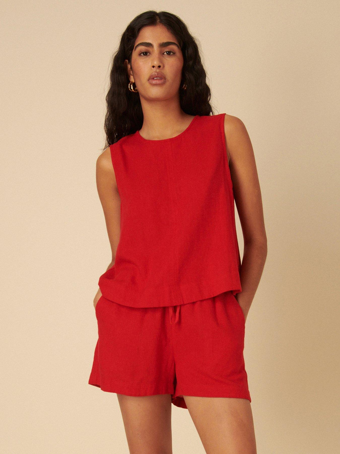 Image 1 of 4 of Nobodys Child Stirling Tank Top - Red