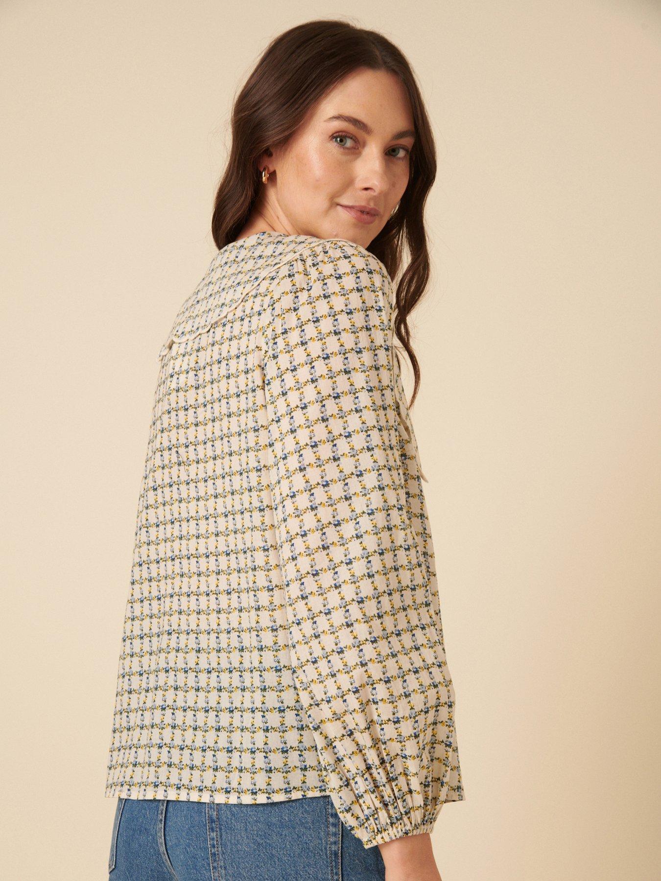 Image 2 of 5 of Nobodys Child Birdie Blouse - Bright Cream