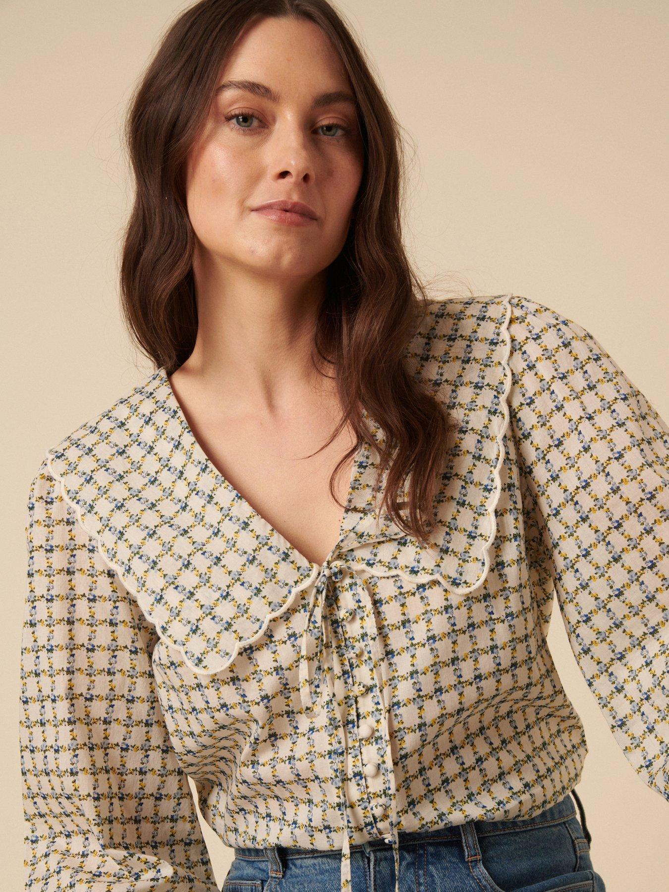 Image 3 of 5 of Nobodys Child Birdie Blouse - Bright Cream