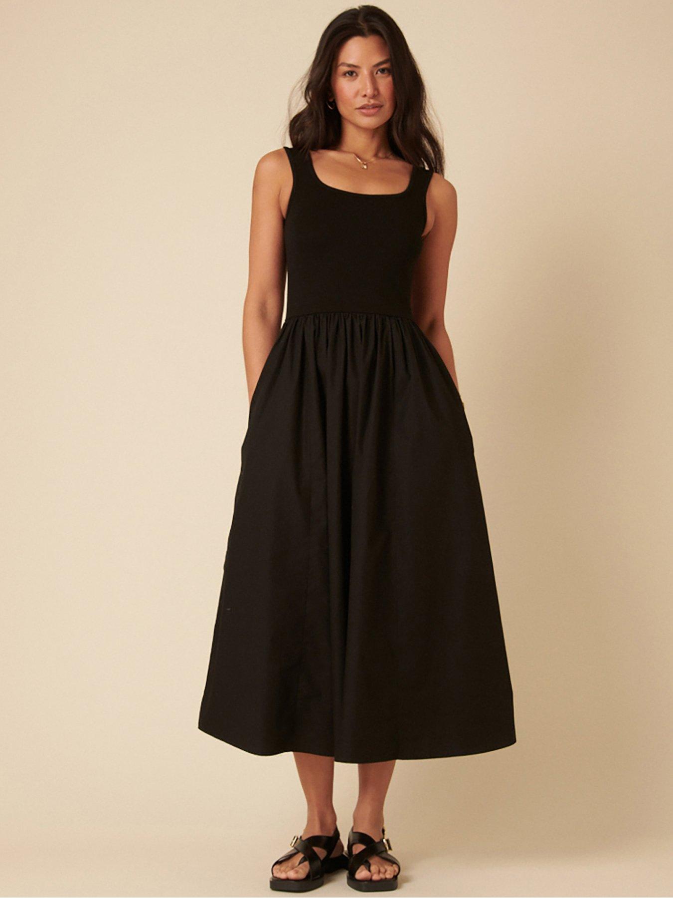 nobodys-child-colorado-midi-dress-black