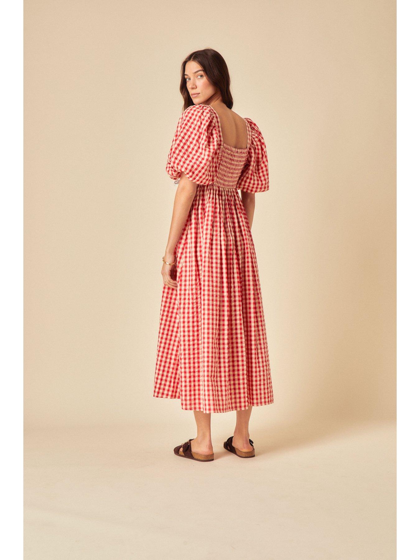 nobodys-child-nova-gingham-midi-dress-redstillFront