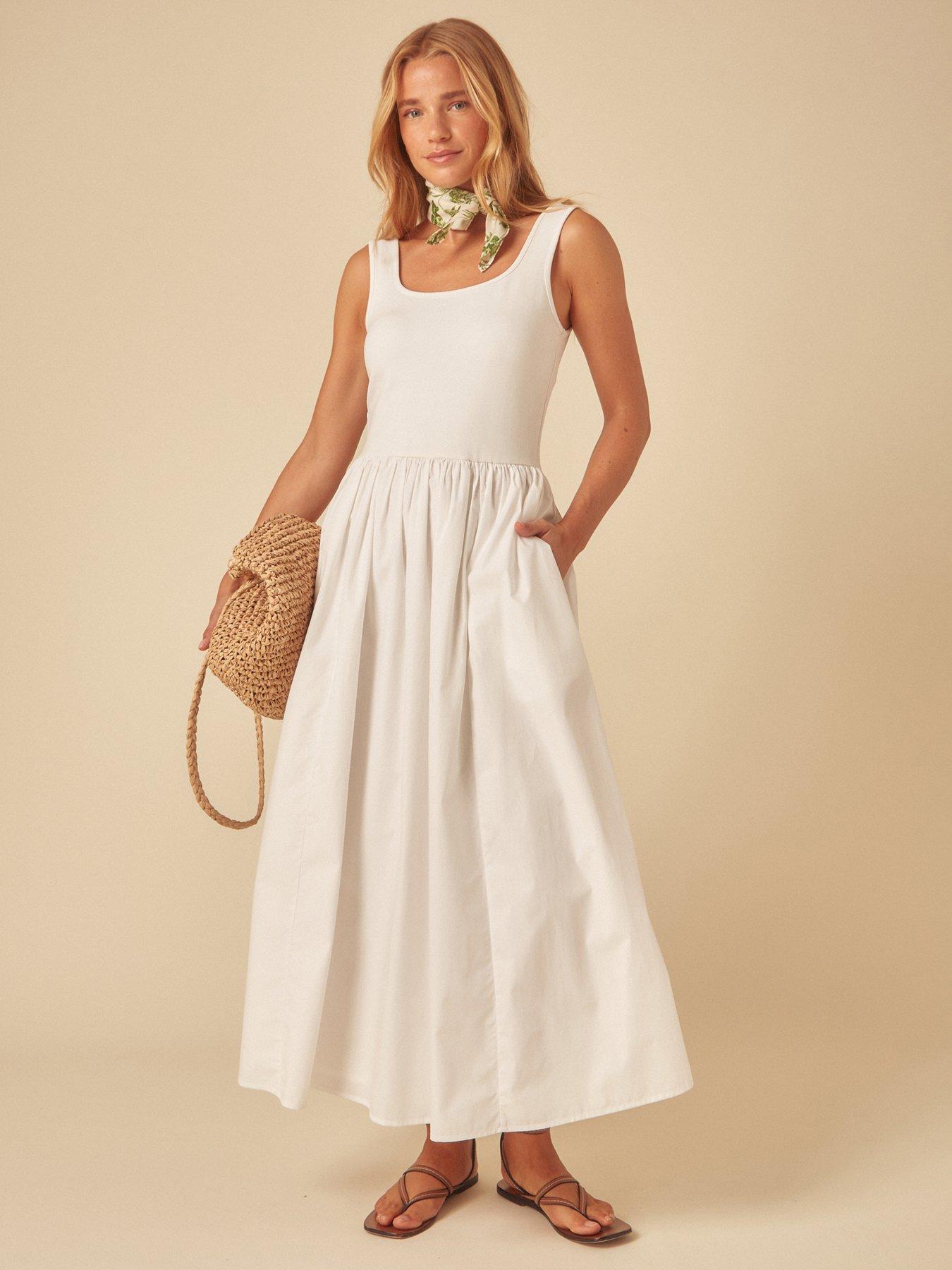 Nobodys Child Colorado Midi Dress - White