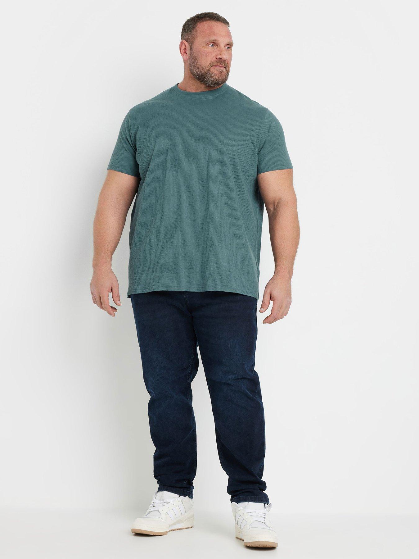 badrhino-seersucker-textured-t-shirt-greenback