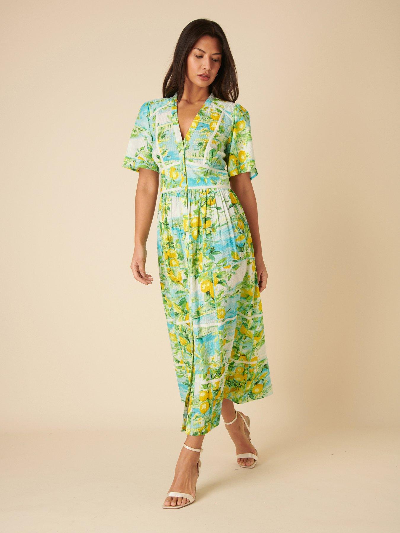 Image 5 of 5 of Nobodys Child Sorcha Positano Midi Dress - Multi
