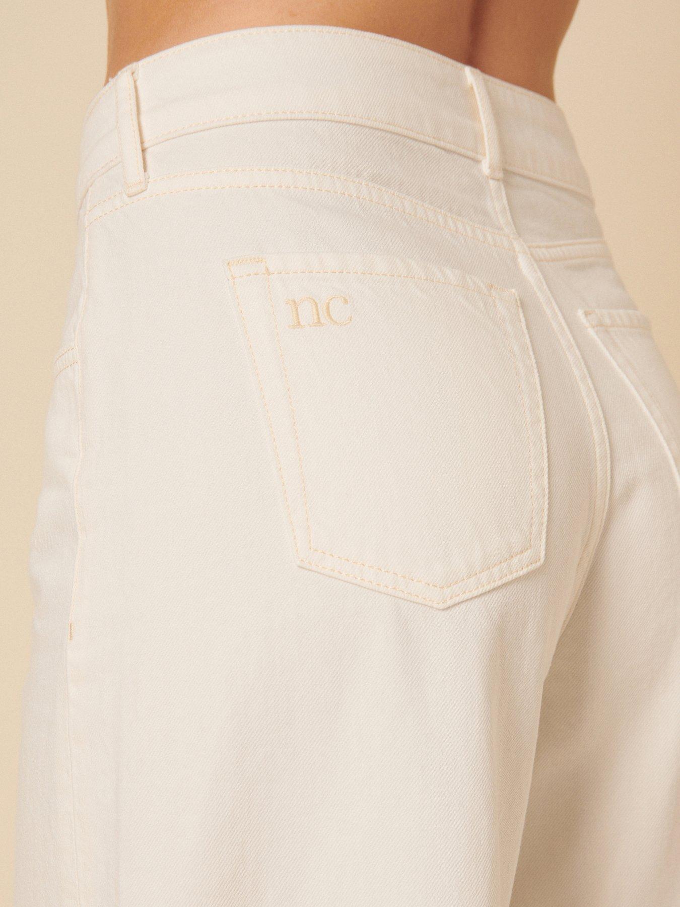 Image 4 of 4 of Nobodys Child Palazzo Jean - Bright Cream