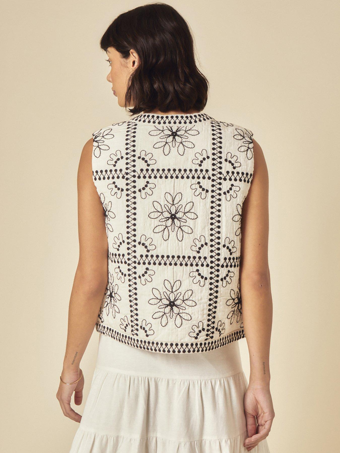 Image 2 of 5 of Nobodys Child Layla Embroidered Gilet - Multi
