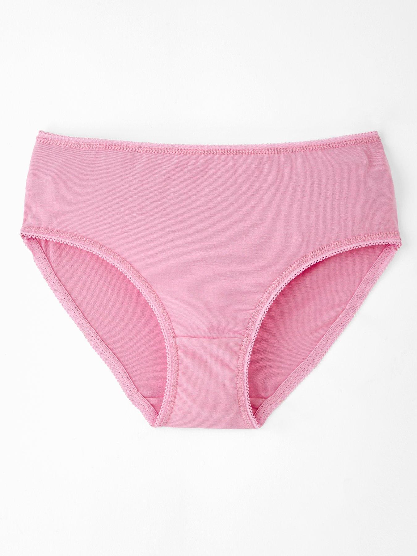 Image 3 of 5 of Mini V by Very Girls 7 Pack Briefs - Star/Heart Print