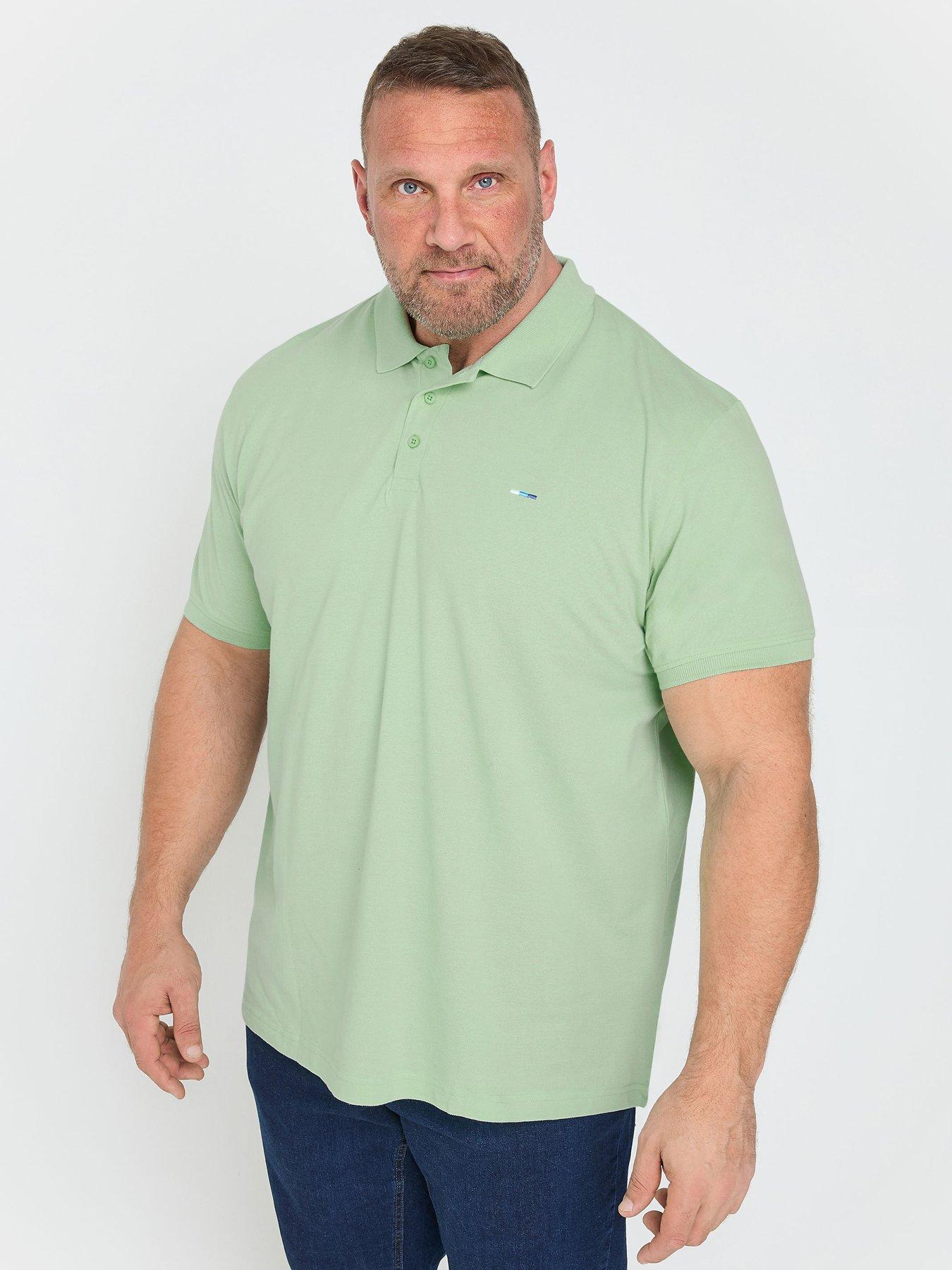 BadRhino Plain Pique Polo Shirt - Green