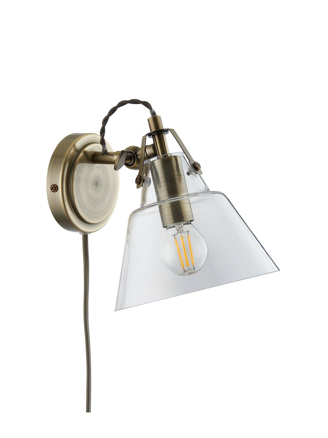 Image 2 of 6 of Very Home Rushcombe Wall Light Plug In