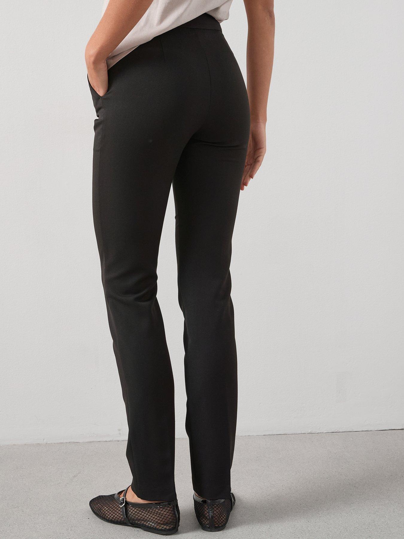 Image 5 of 6 of The Very Collection Womens Petite Slim Leg Stretch Trousers - Black