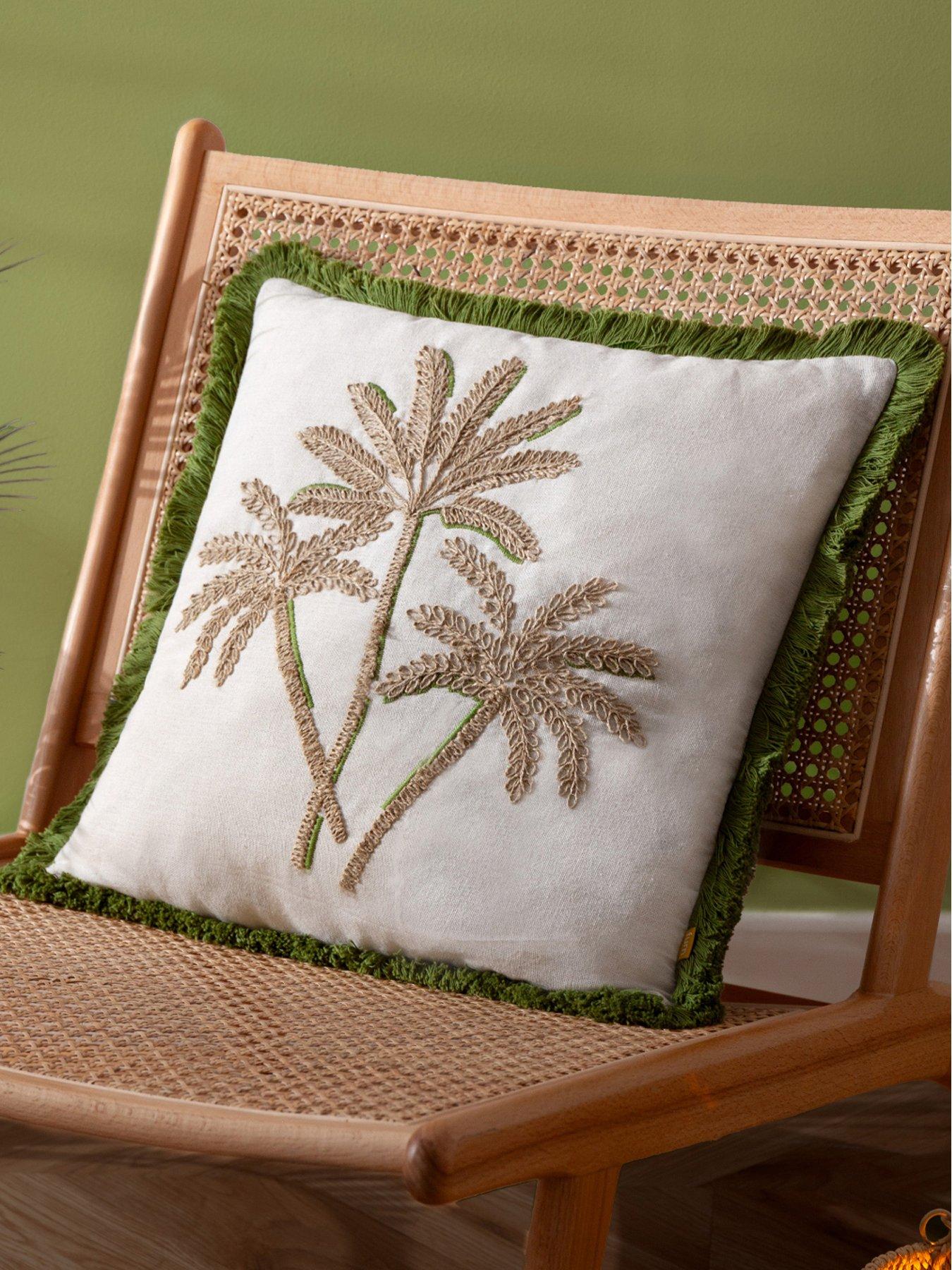 undefined Palm Green Cushion- 45x45cm