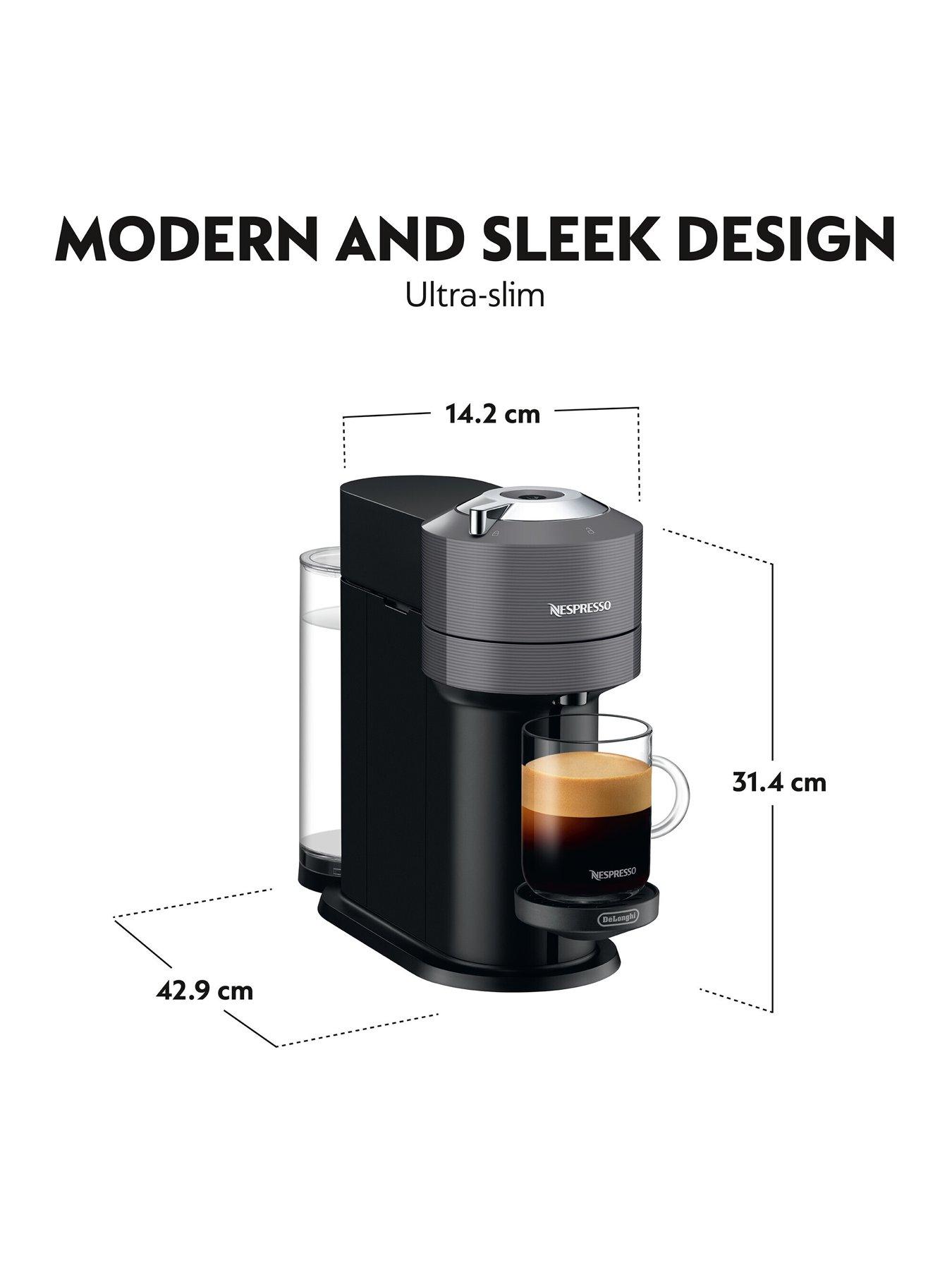 Image 4 of 8 of Nespresso Vertuo Next Coffee Machine by De'Longhi - Dark Grey