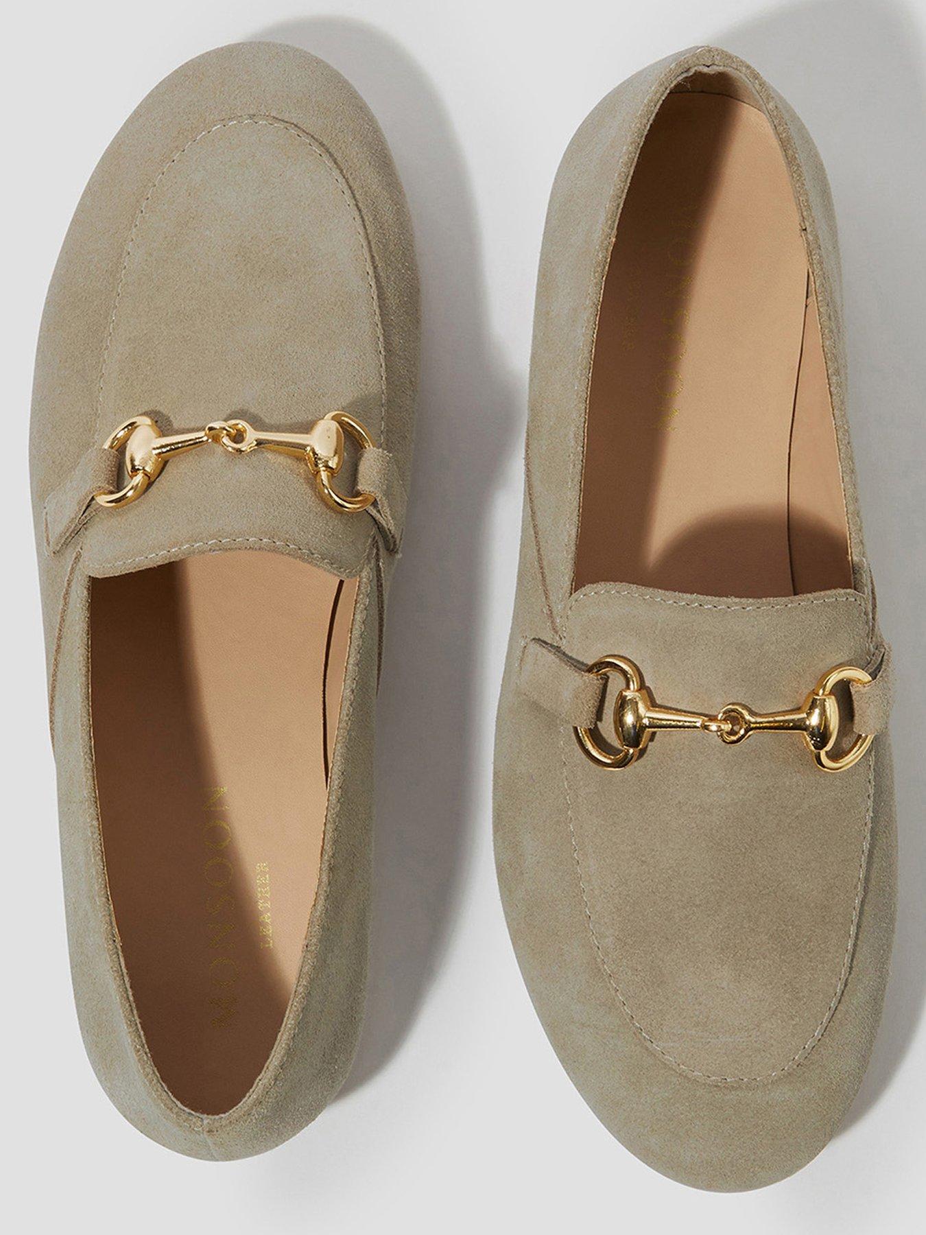 Image 3 of 3 of Monsoon Britt Suede Loafer - Natural