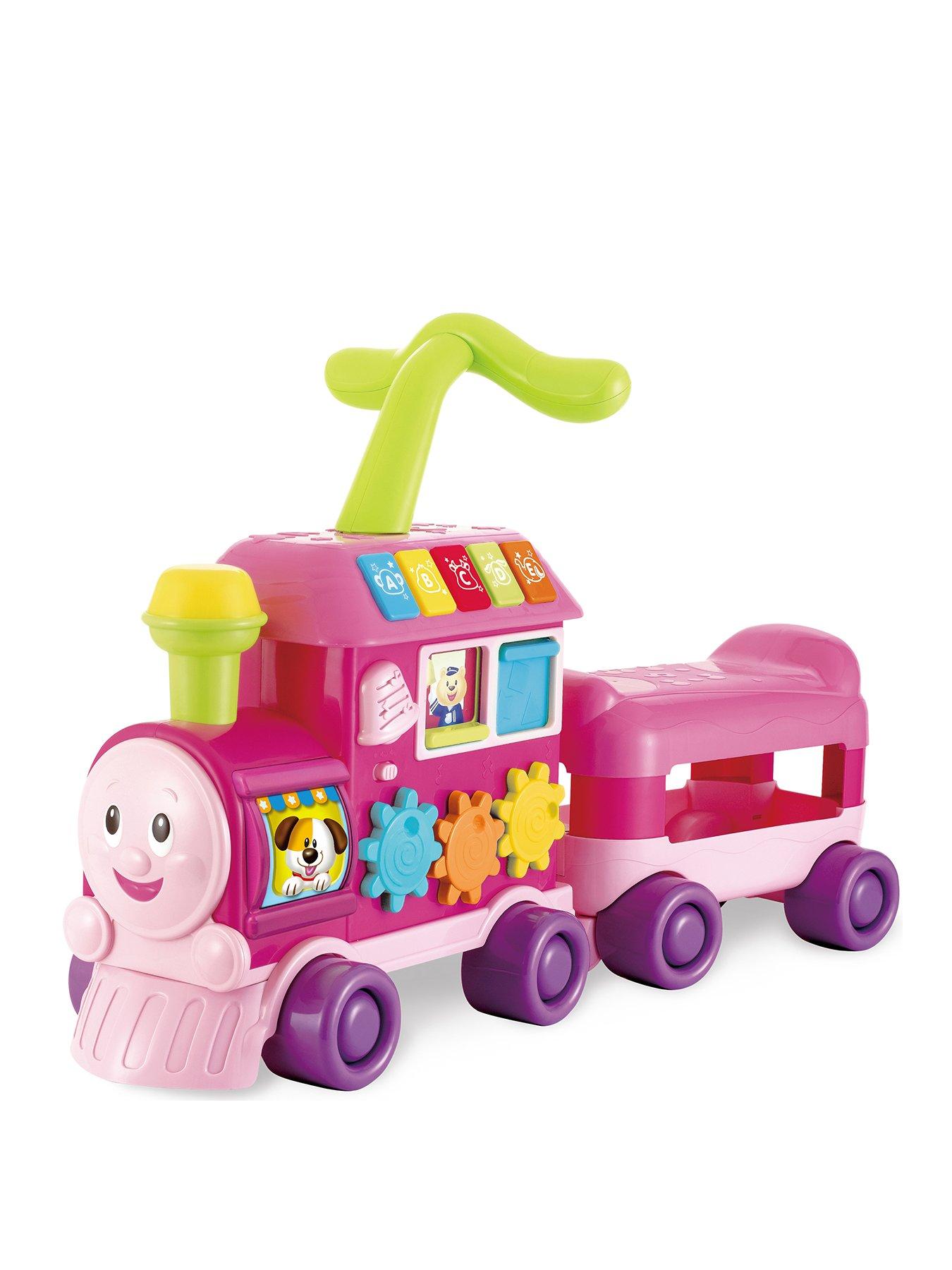 undefined Walker Ride-On Learner Train - Pink
