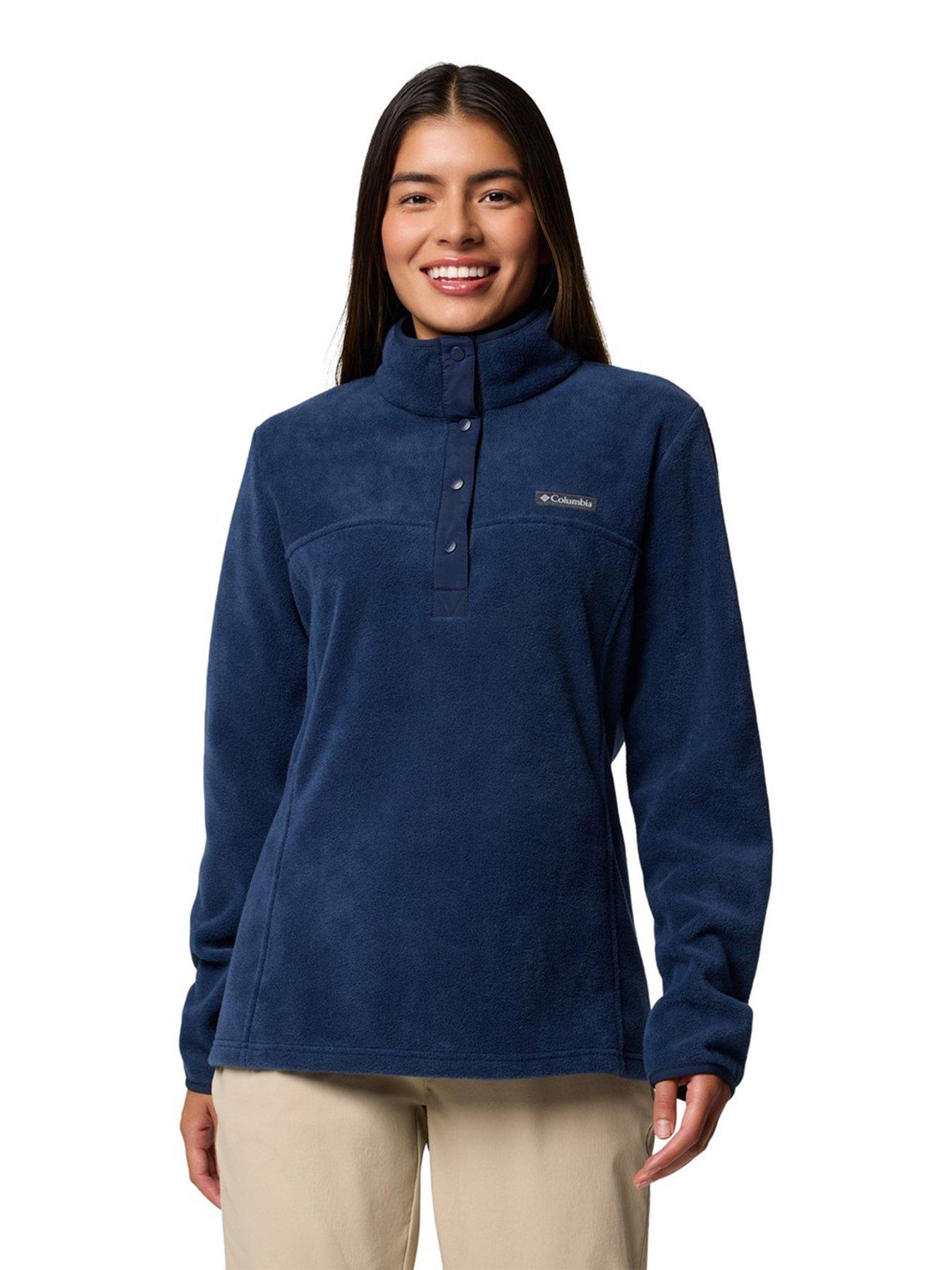 columbia-womens-benton-springs-12-snap-pull-over-fleece-blueback